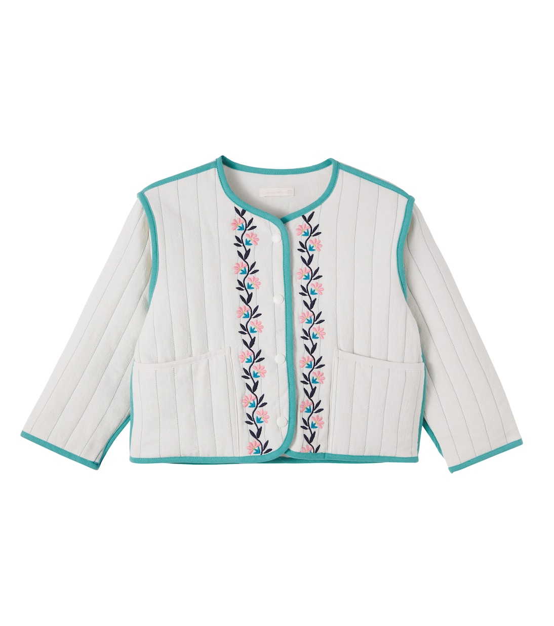 Annina embroidered cotton jacket | C'era Una Volta