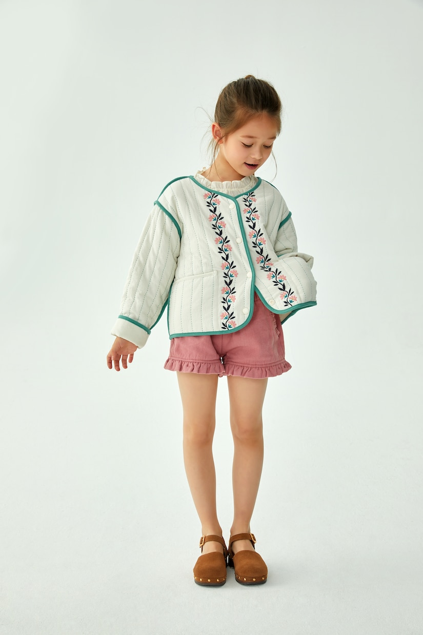 Giacca Annina in cotone con ricamo | C'era Una Volta