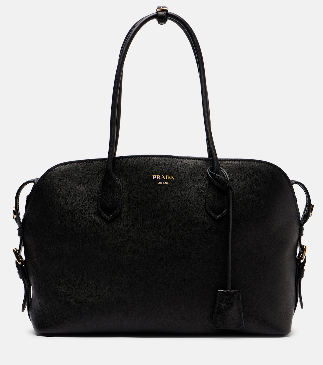 Large leather tote bag | Prada