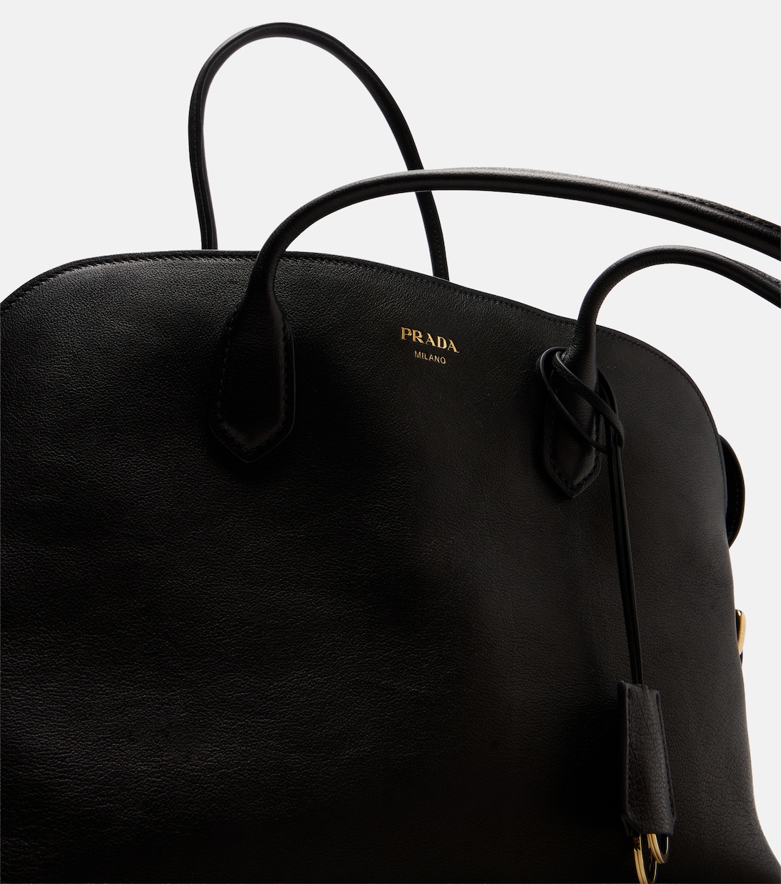 Large leather tote bag | Prada