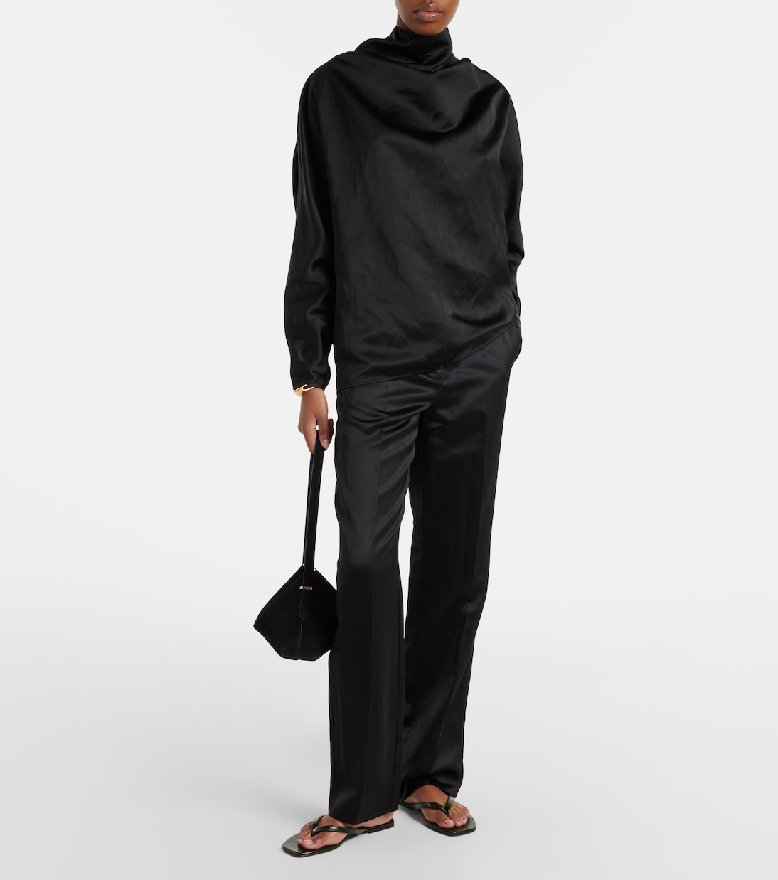 Sandali infradito in pelle stampata | Toteme