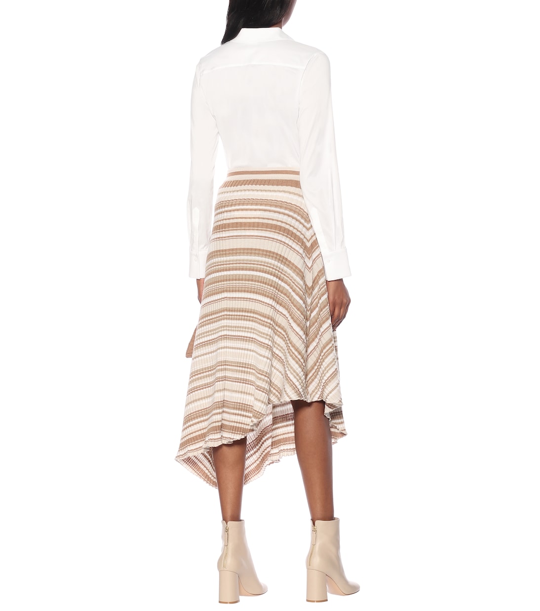 Striped wool skirt | JW Anderson