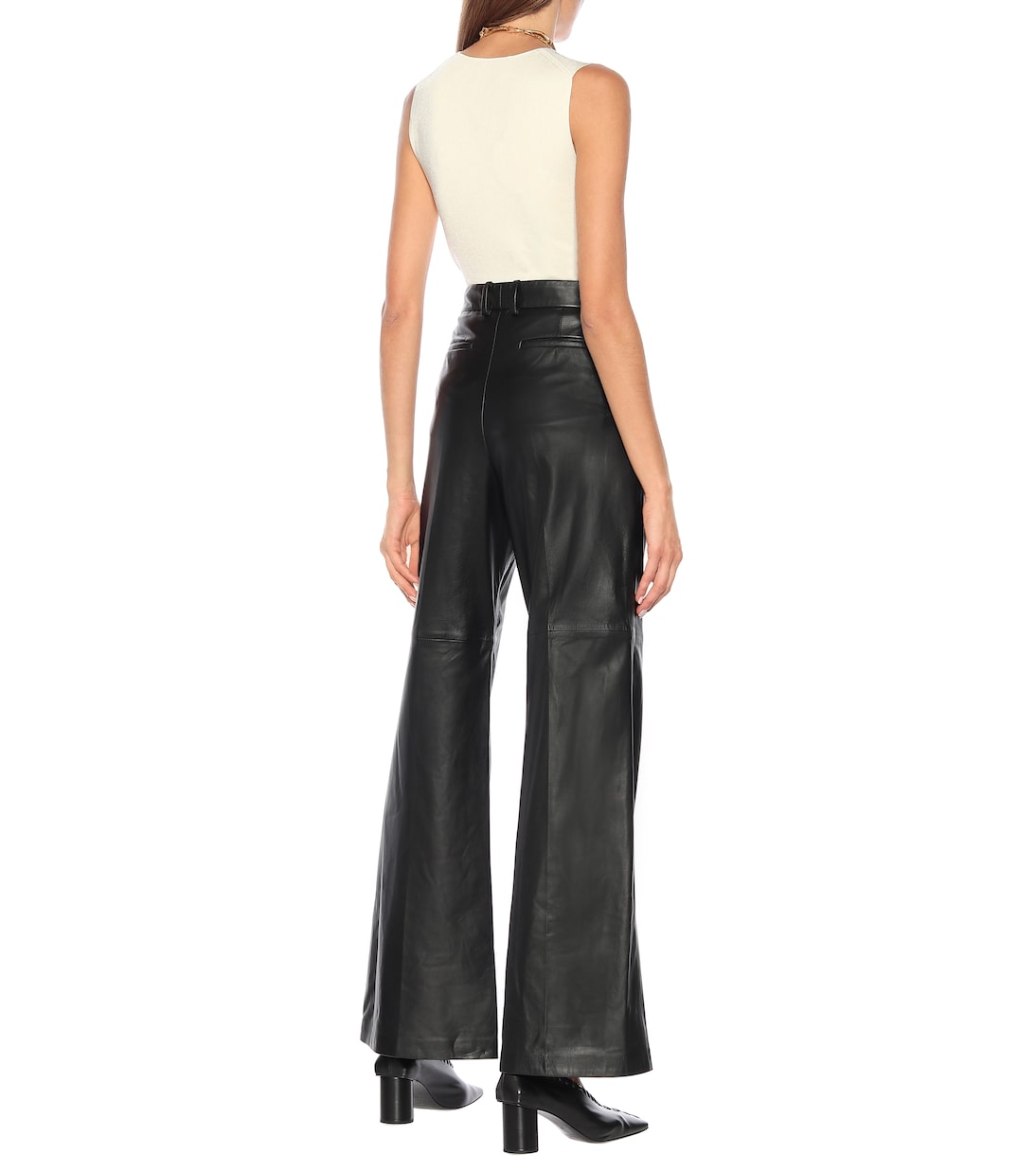 Tambo high-rise leather pants | Joseph