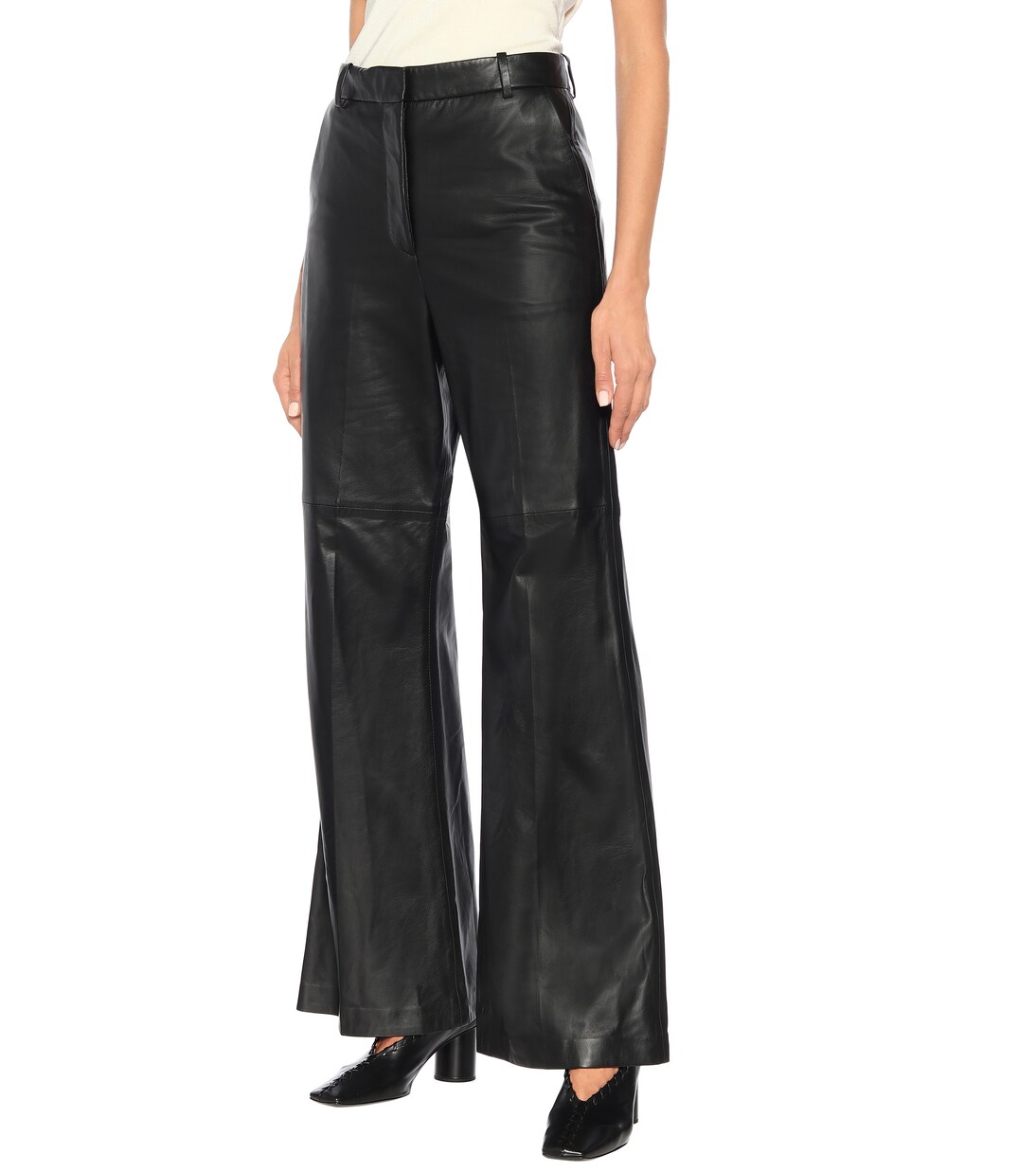 Tambo high-rise leather pants | Joseph
