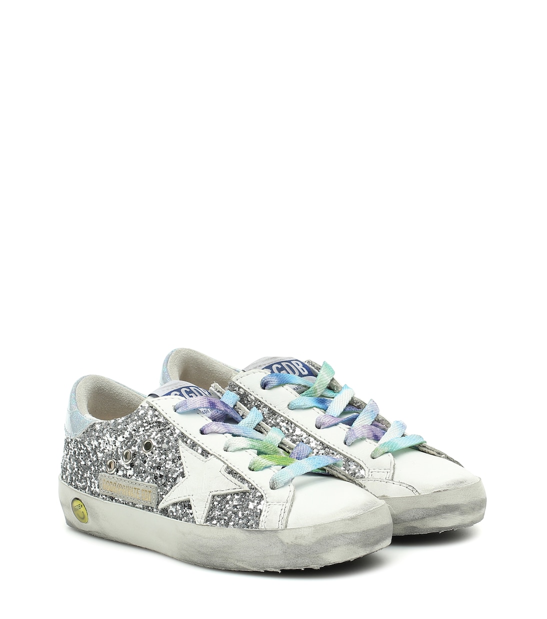 Zapatillas Superstar de piel y glitter | Golden Goose Kids
