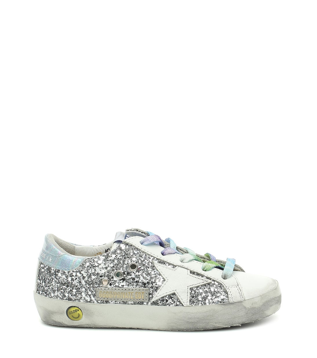 Zapatillas Superstar de piel y glitter | Golden Goose Kids