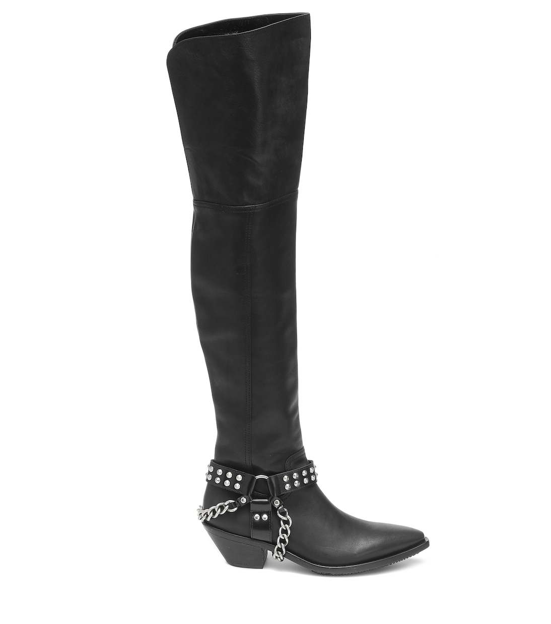 Botas mosqueteras de piel | Junya Watanabe