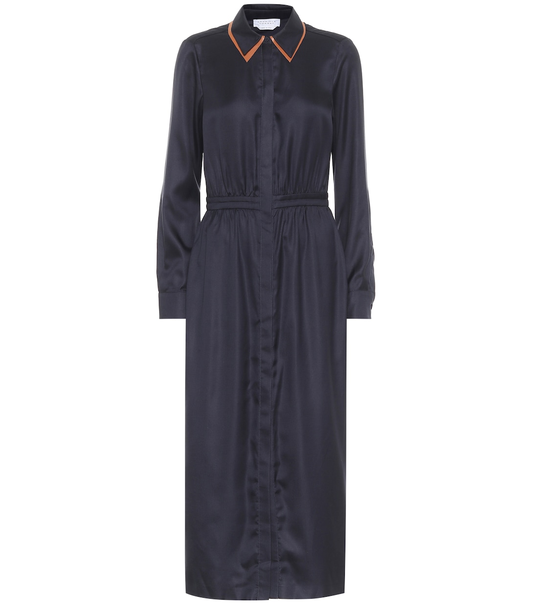Abito midi Lowell in twill di seta | Gabriela Hearst