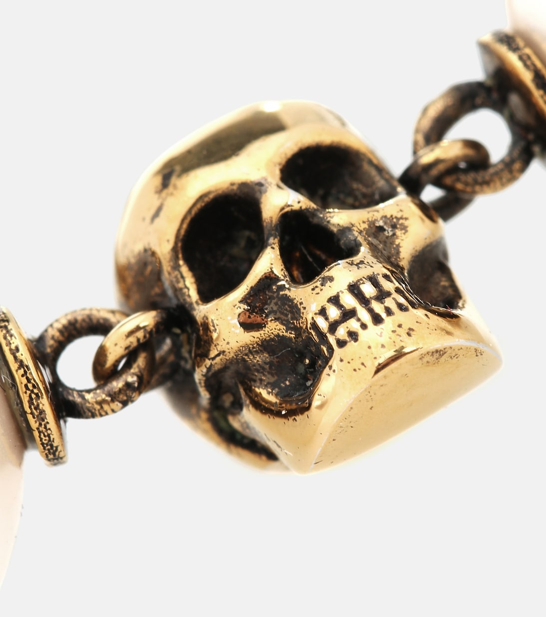 Pulsera de cadena con perlas sintéticas | McQueen