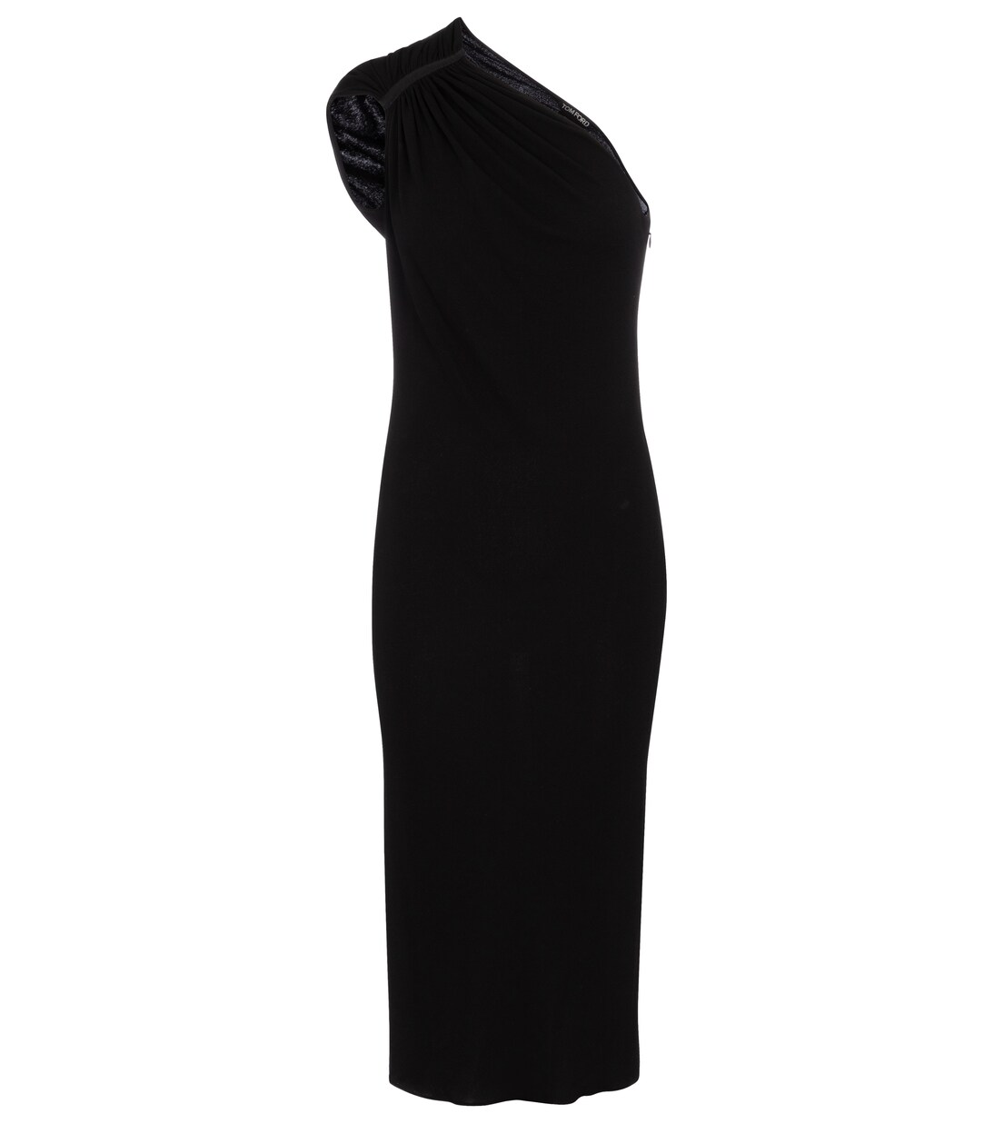 One-shoulder jersey midi dress | Tom Ford