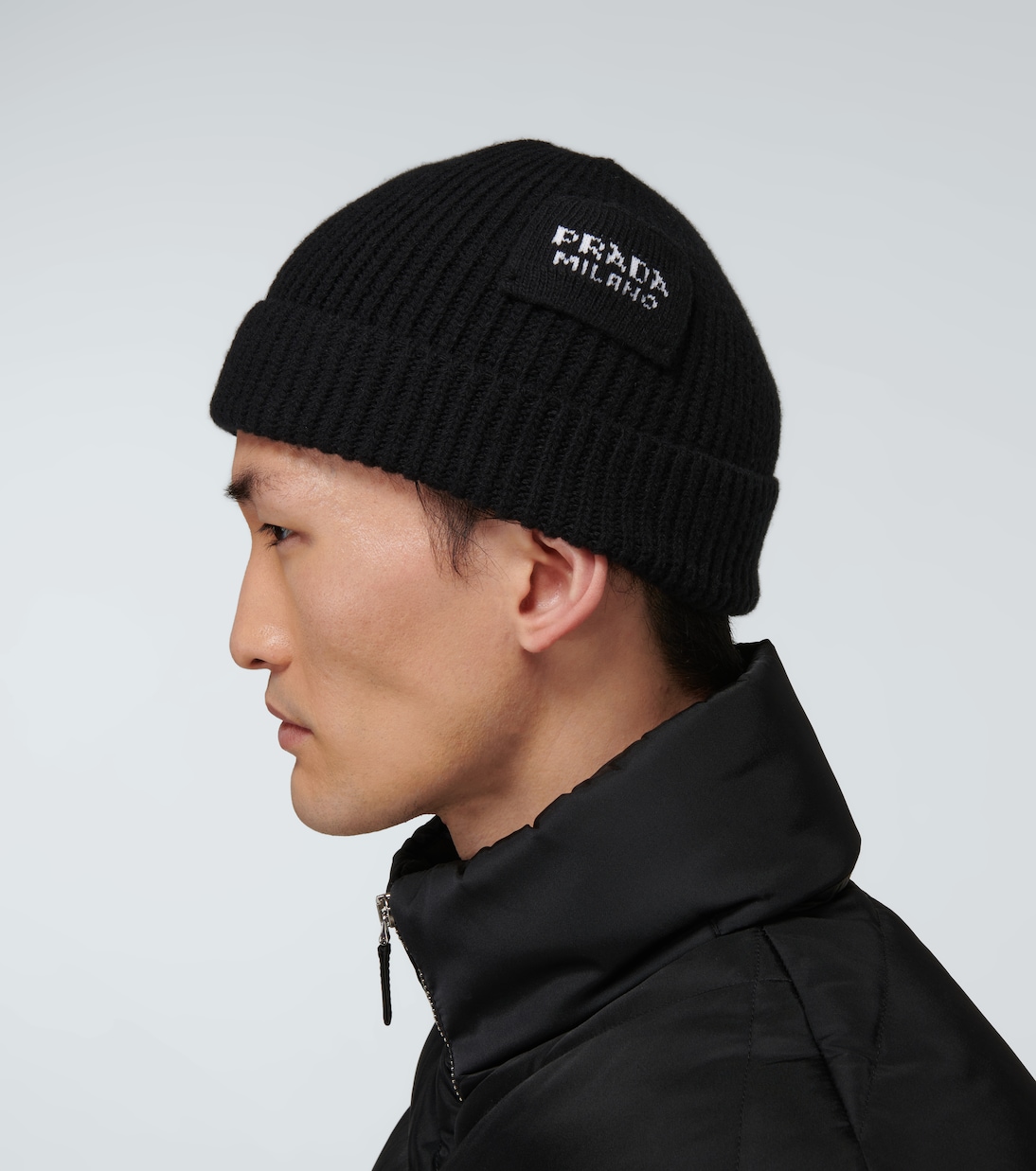 Wool and cashmere-blend beanie | Prada