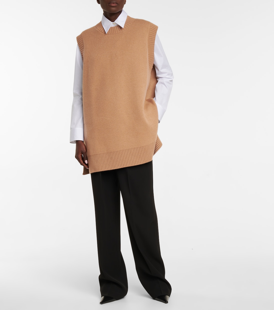Oversize-Pullunder aus Kaschmir | Prada