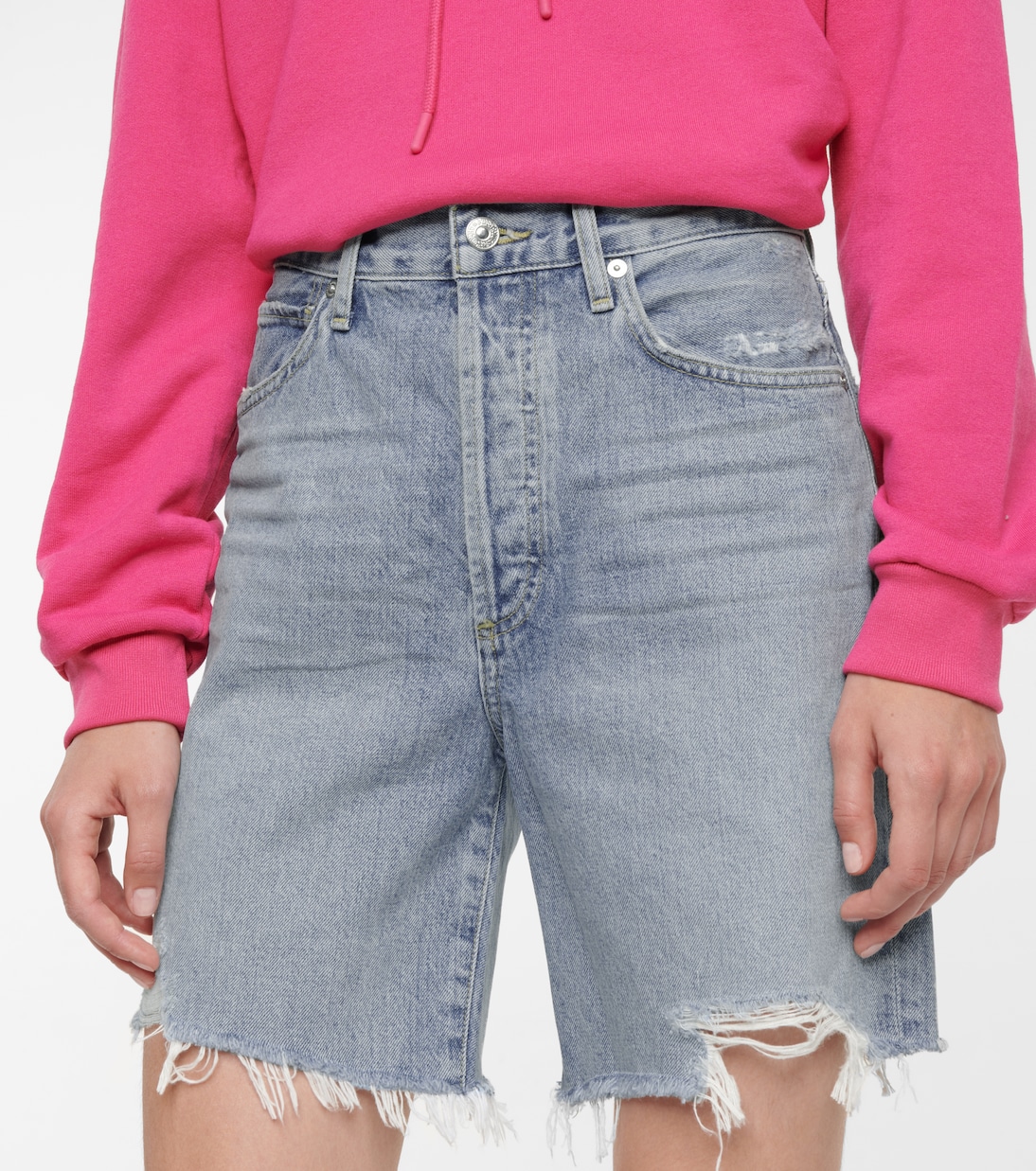 Shorts di jeans Camilla a vita alta | Citizens of Humanity