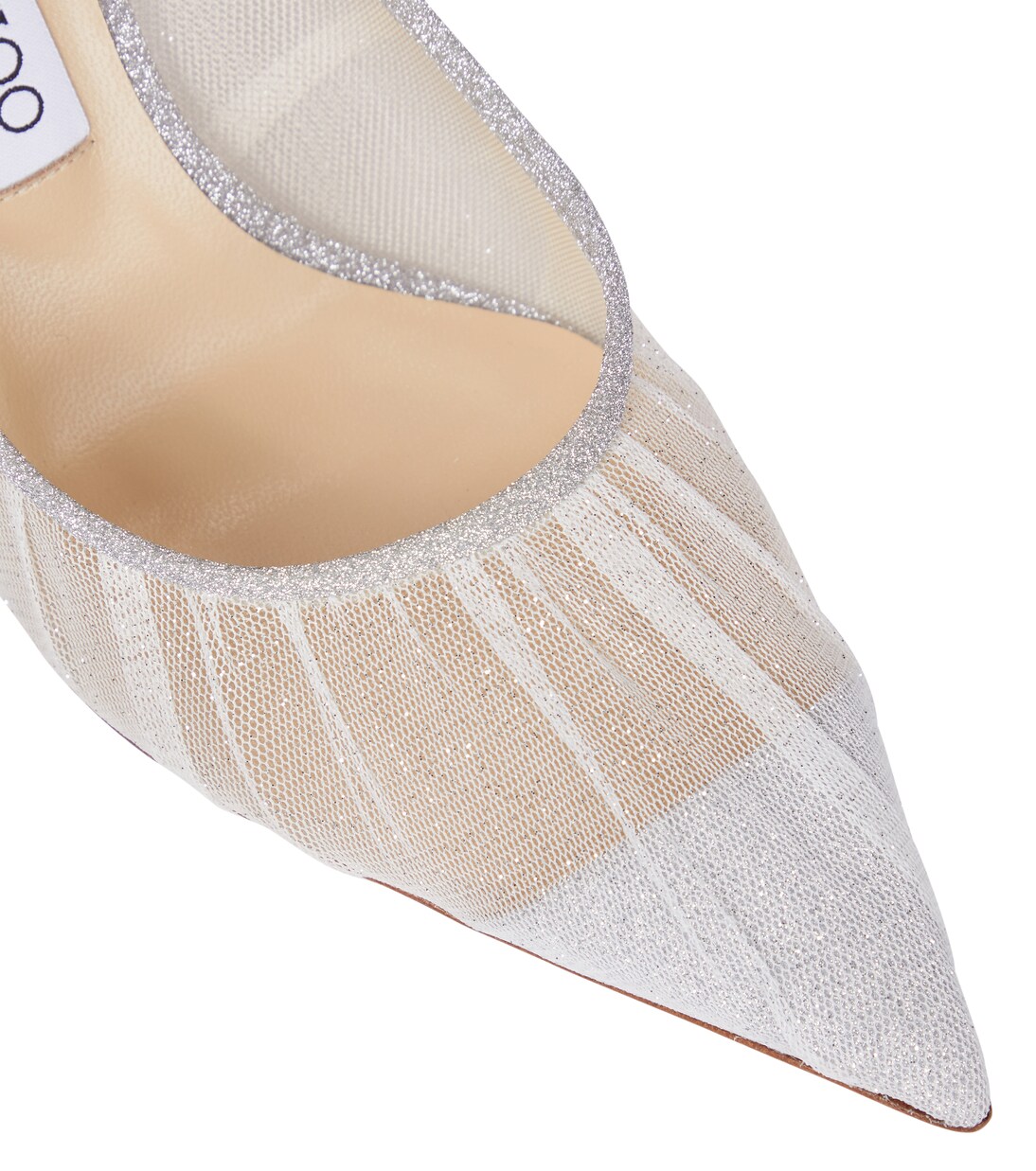 Pumps Love 85 in tulle con glitter | Jimmy Choo