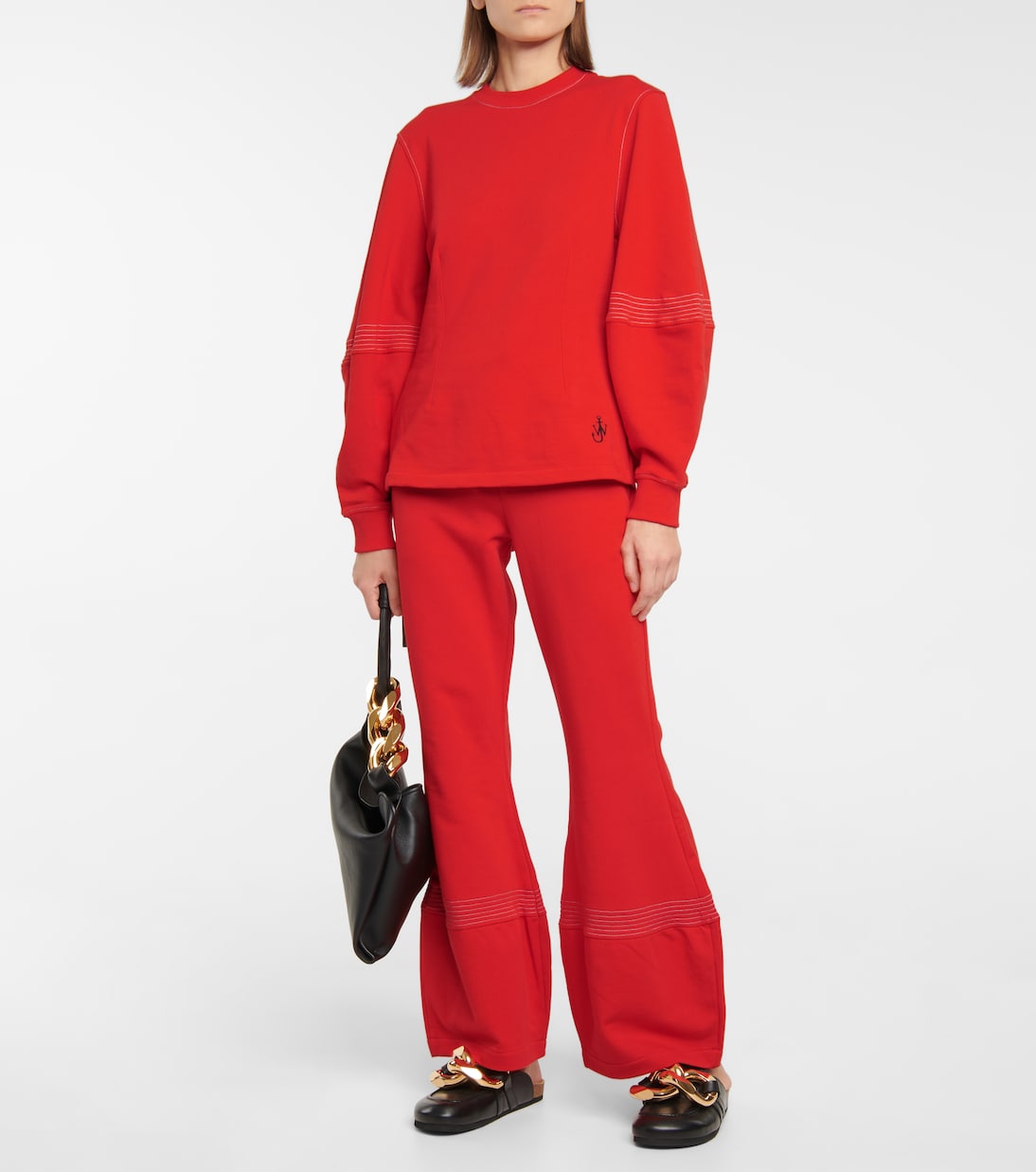 Jersey de algodón con manga abullonada | JW Anderson