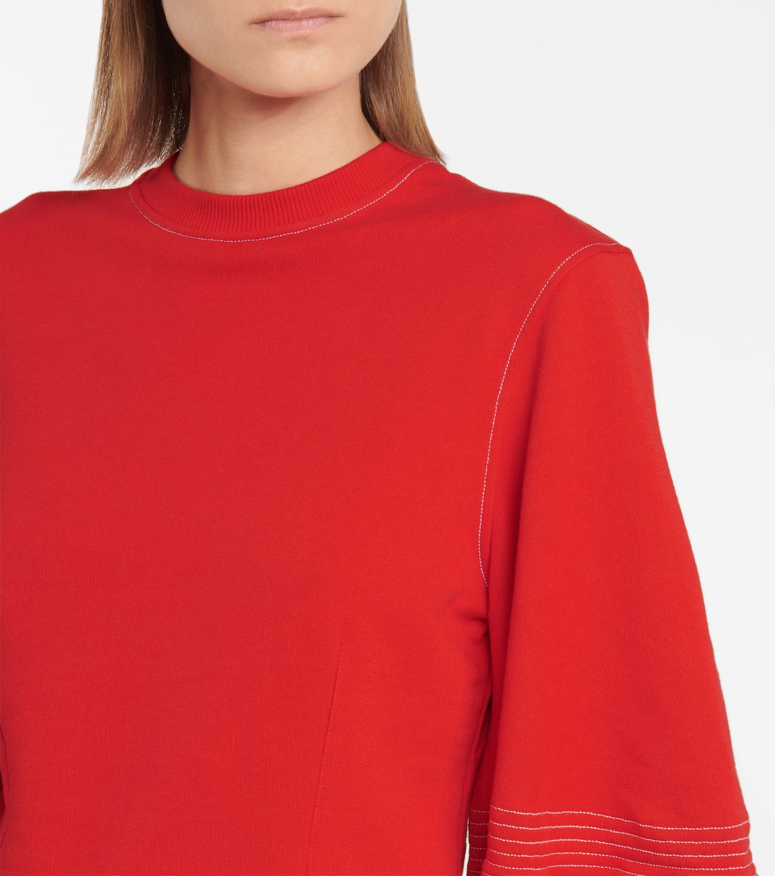 Jersey de algodón con manga abullonada | JW Anderson
