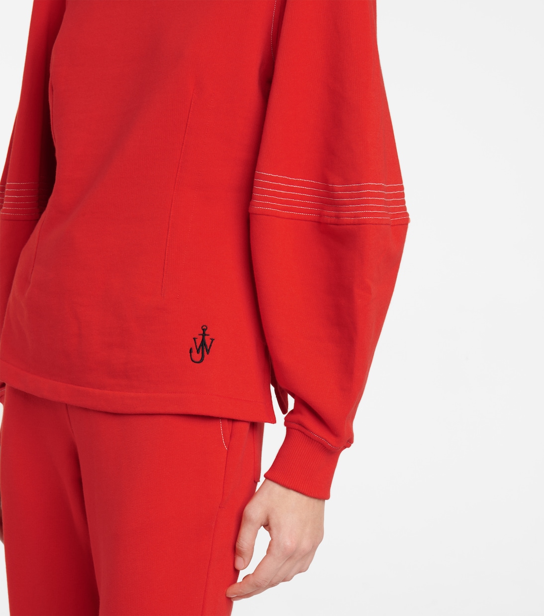 Jersey de algodón con manga abullonada | JW Anderson