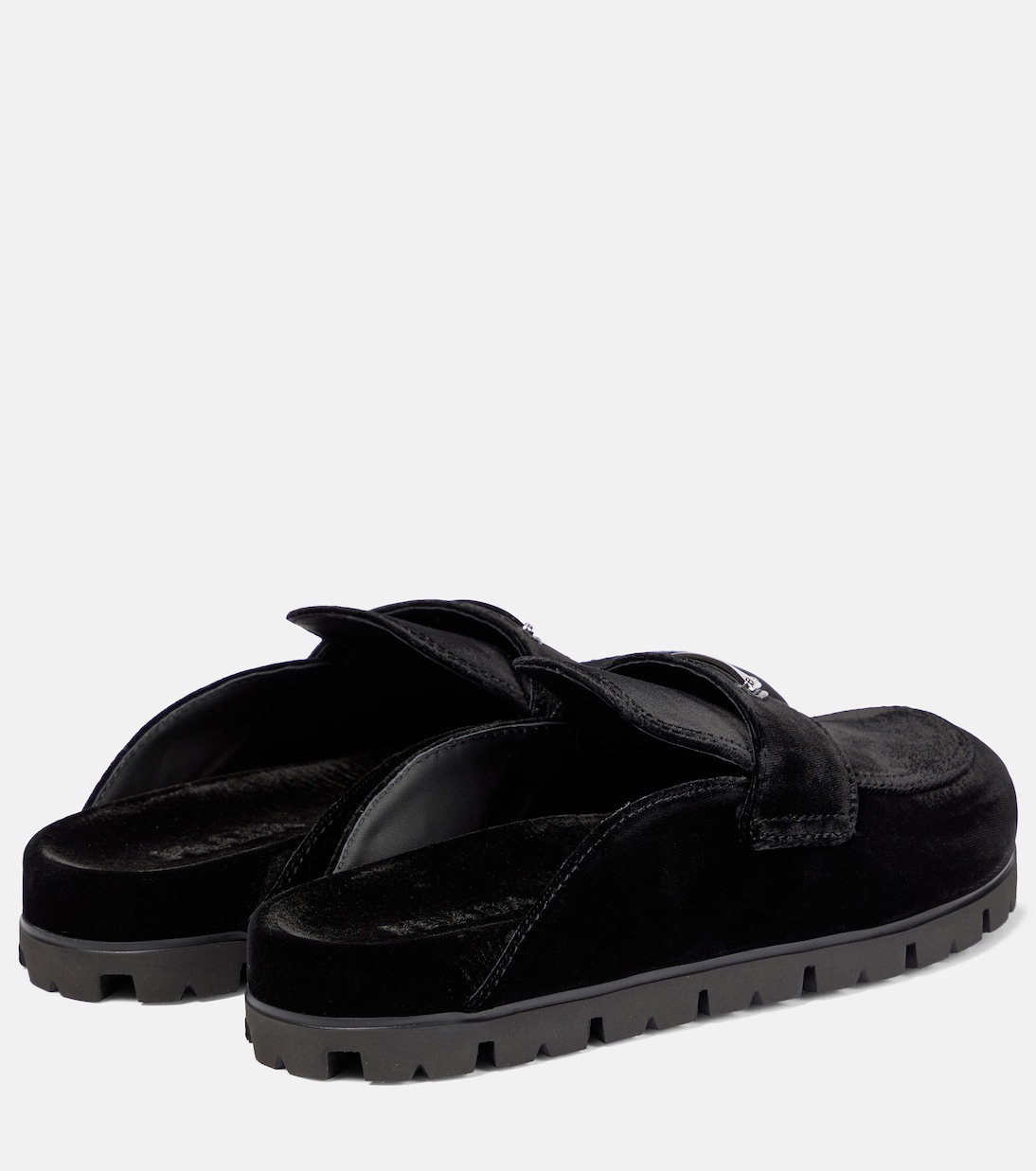 Slippers aus Samt | Prada