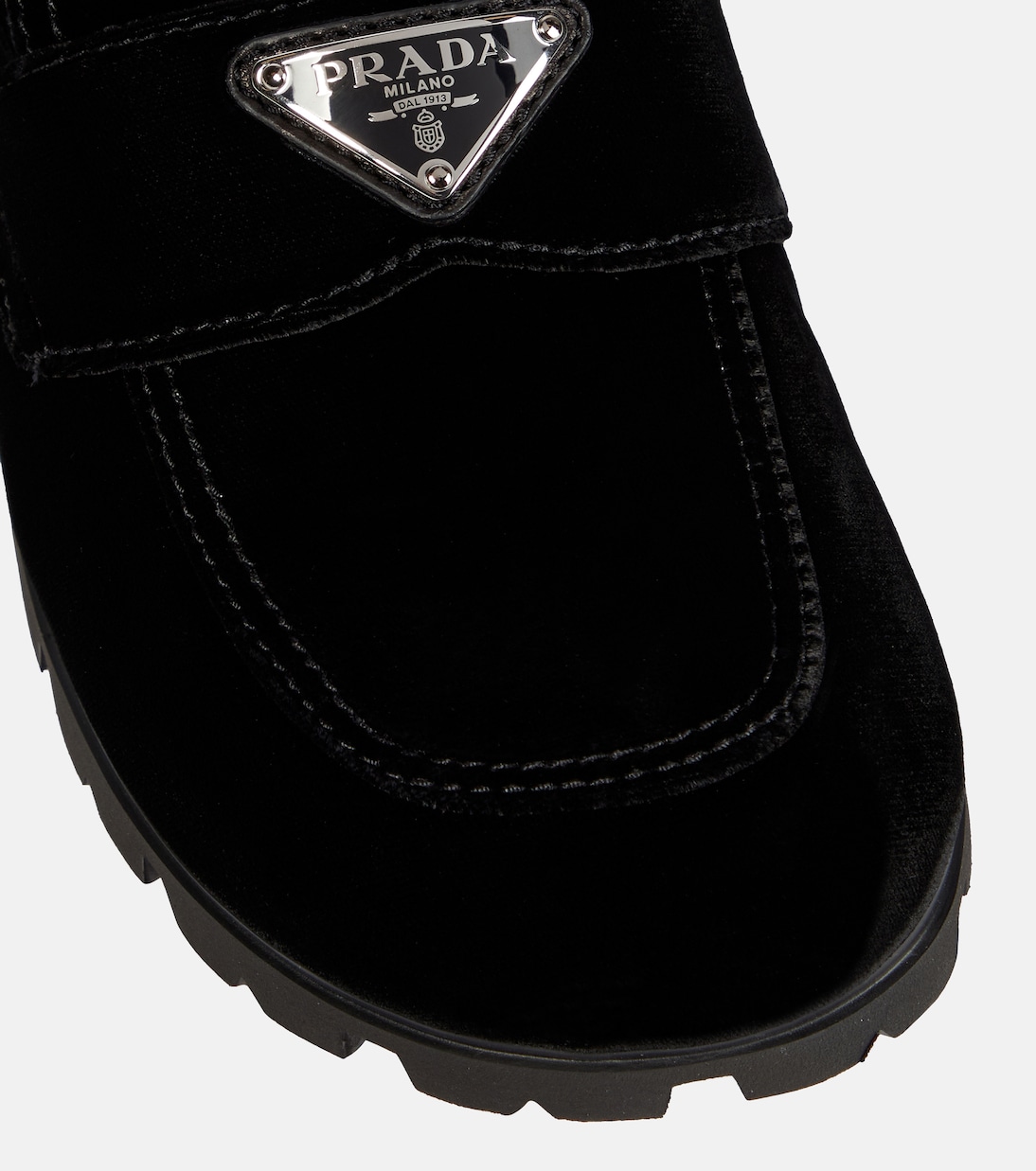 Slippers aus Samt | Prada