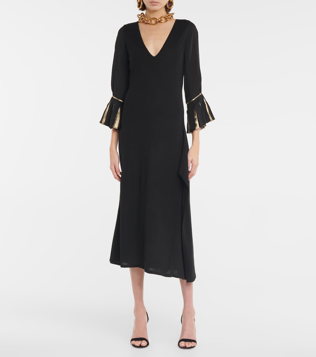 Loligo wool midi dress | Roland Mouret