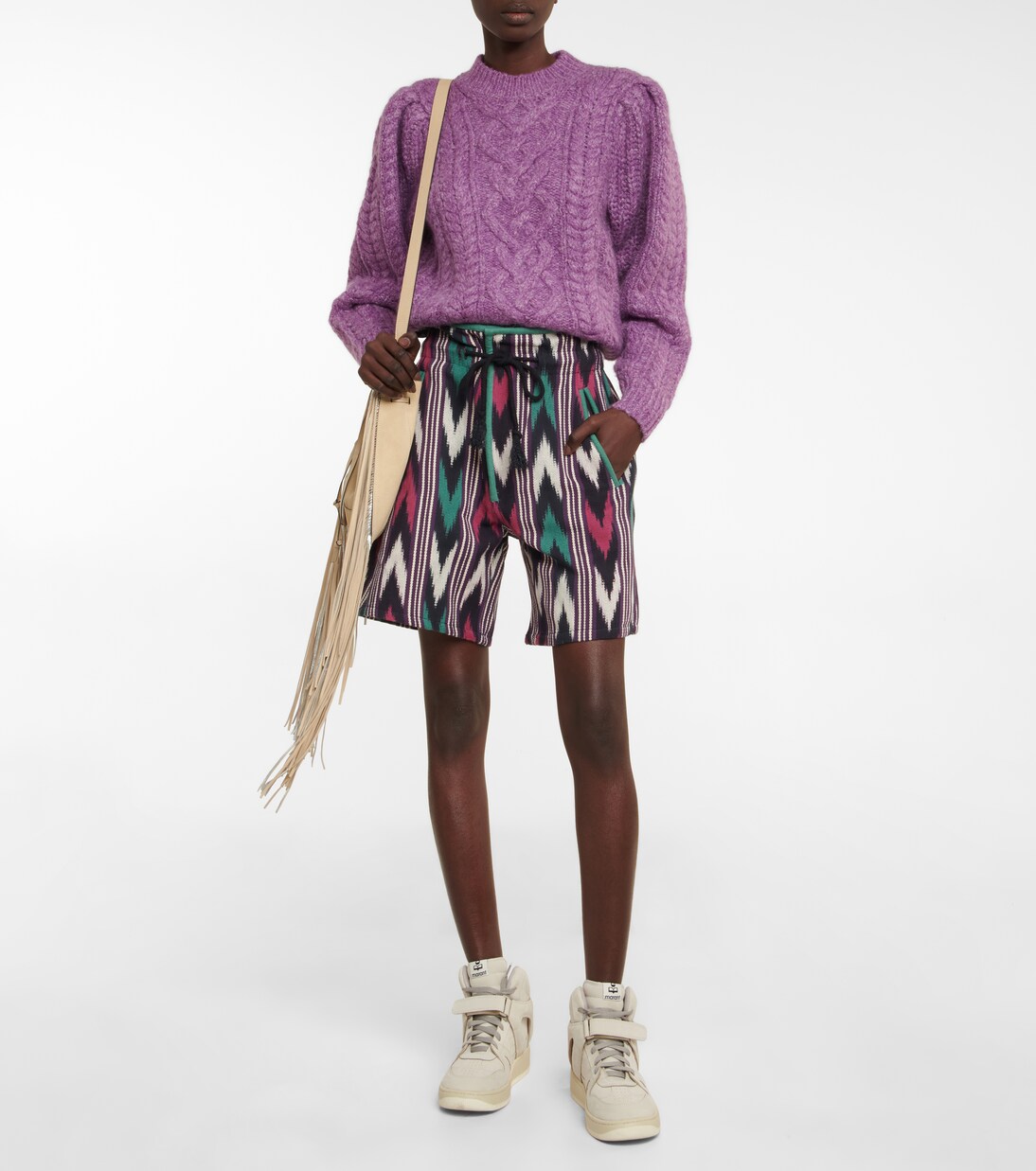 Linima cotton paperbag shorts | Marant Etoile