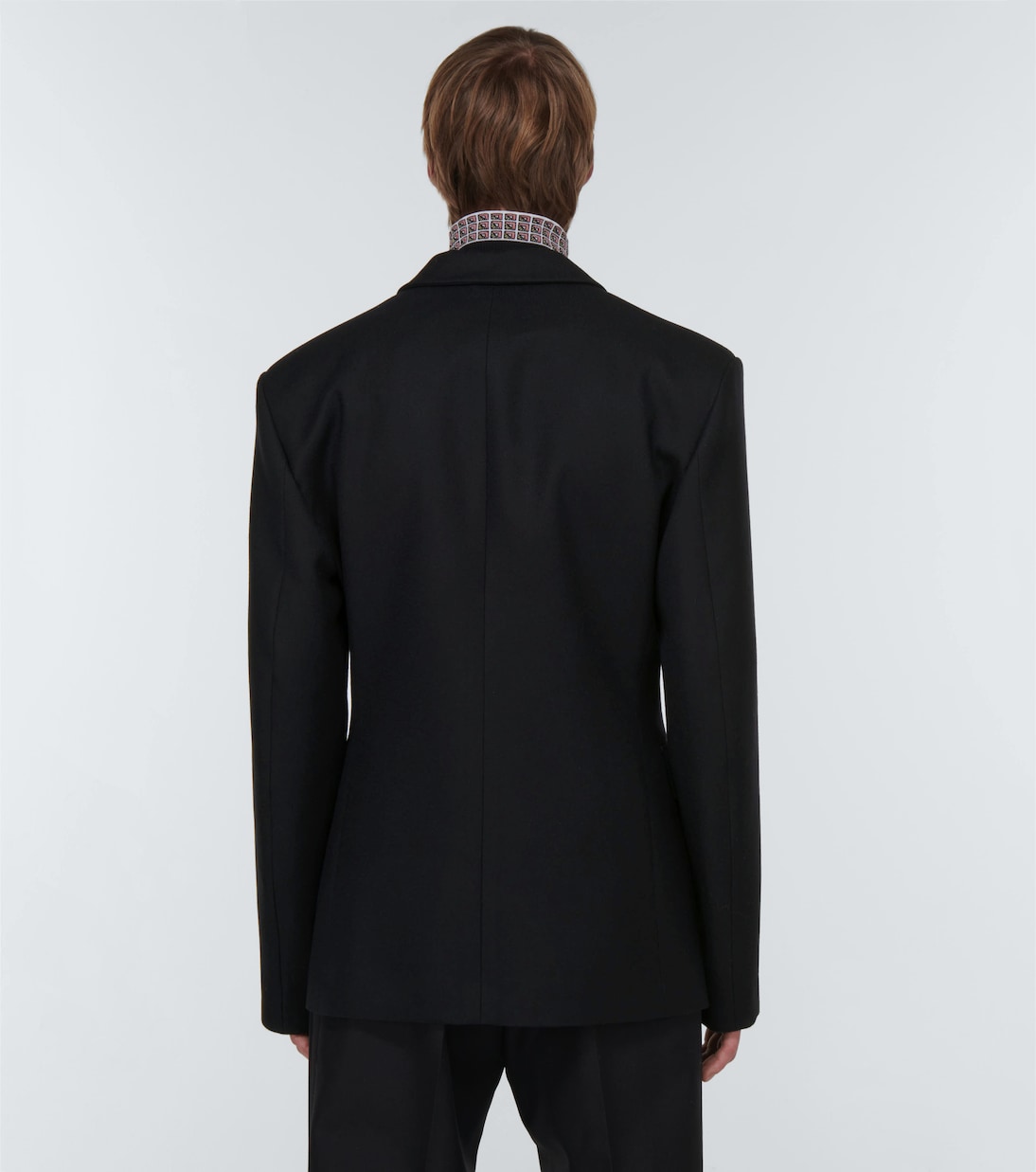 Double-breasted wool blazer | Prada
