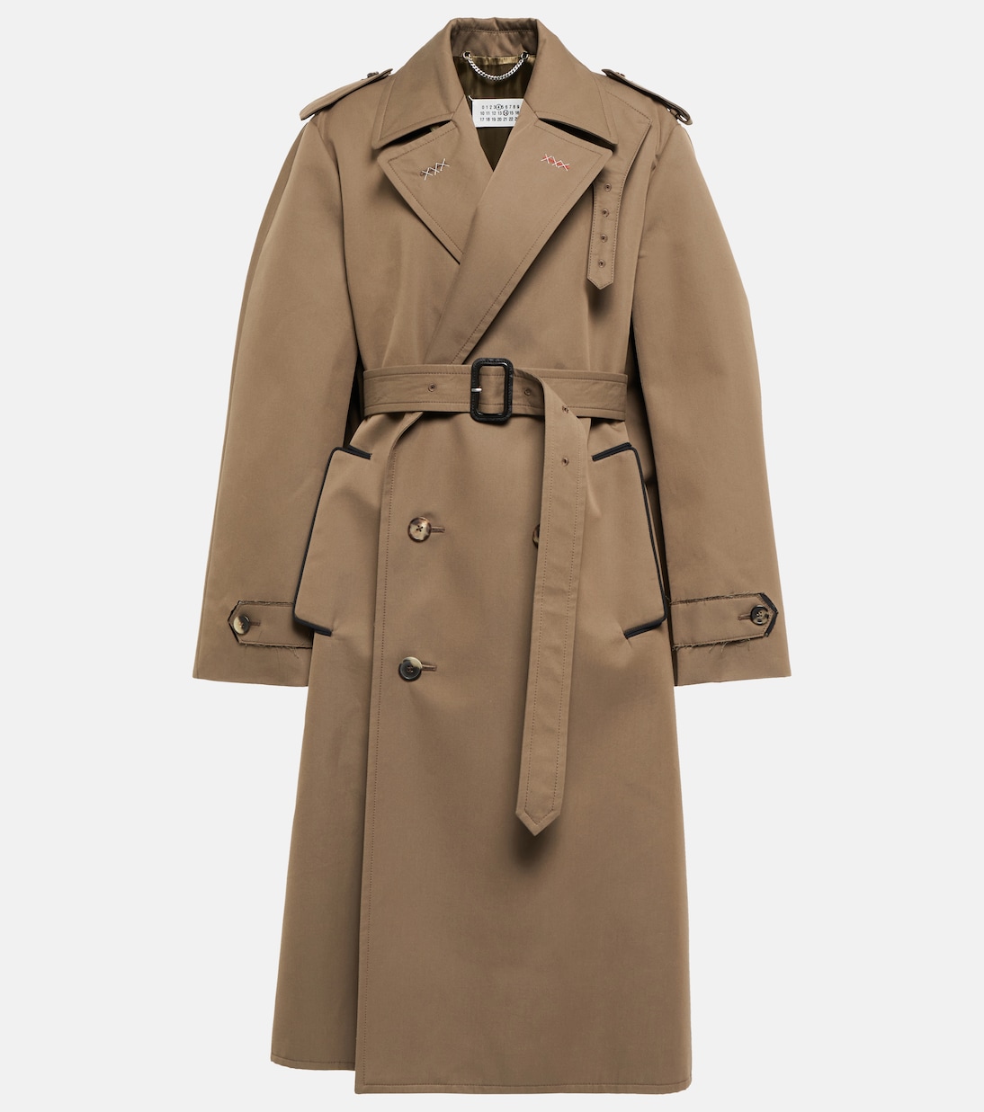 Trench coat en coton en beige Maison Margiela Mytheresa
