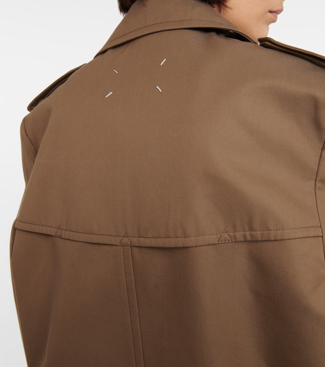 Cotton twill trench coat | Maison Margiela