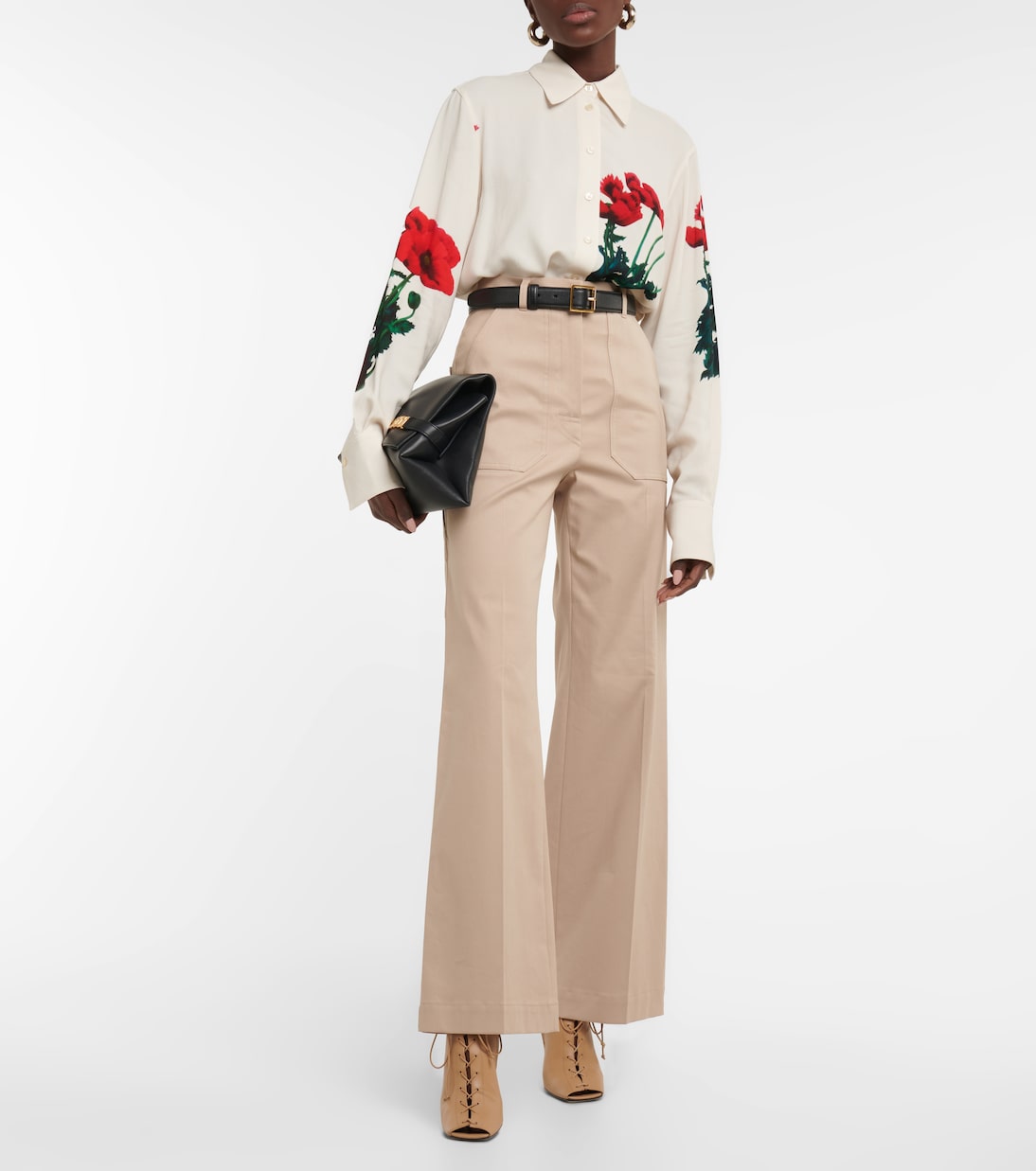 Botines con cordones Reese de piel | Victoria Beckham