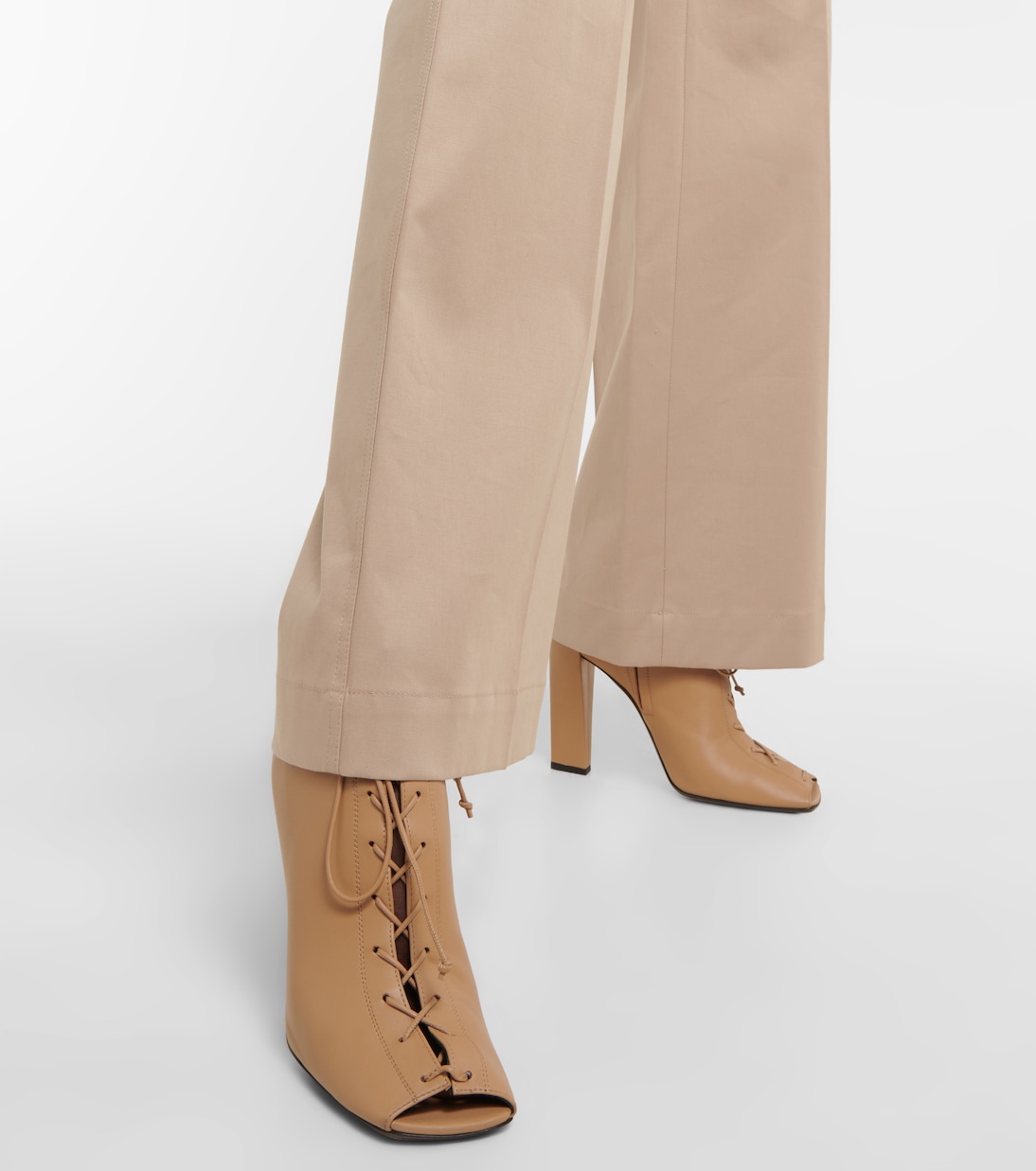 Botines con cordones Reese de piel | Victoria Beckham