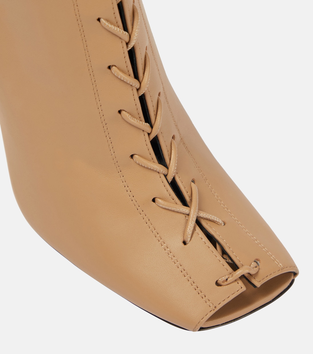Botines con cordones Reese de piel | Victoria Beckham