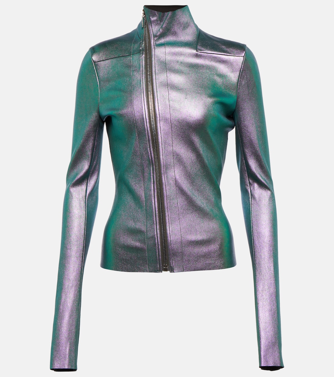 Gary leather-blend jacket | Rick Owens