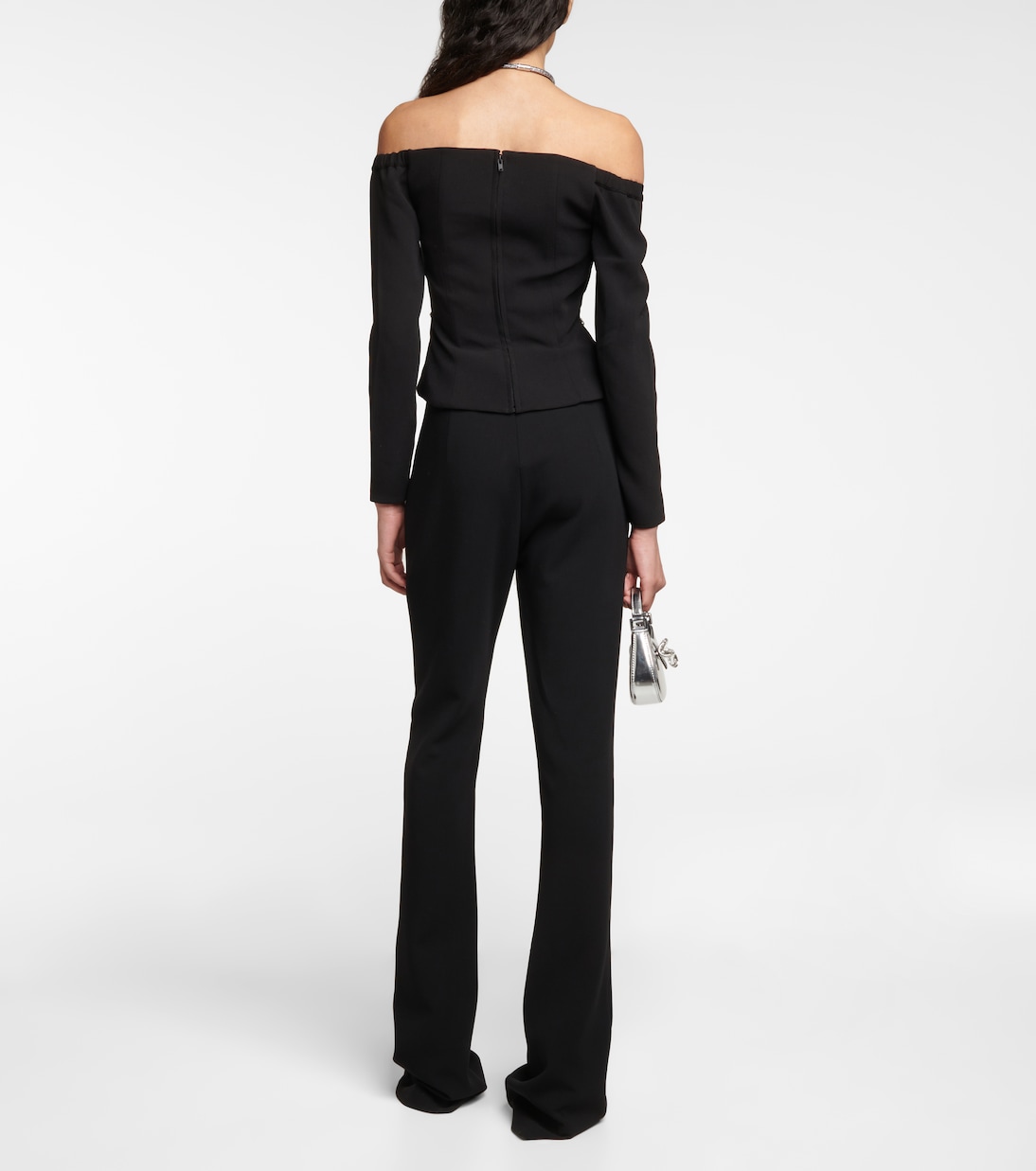 Embellished strapless top | Self-Portrait