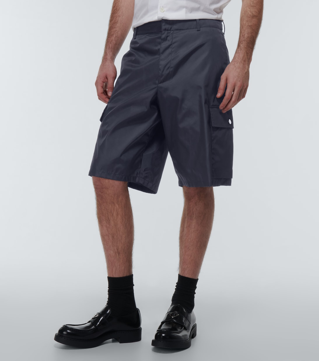 Short en Re-Nylon à taille haute | Prada