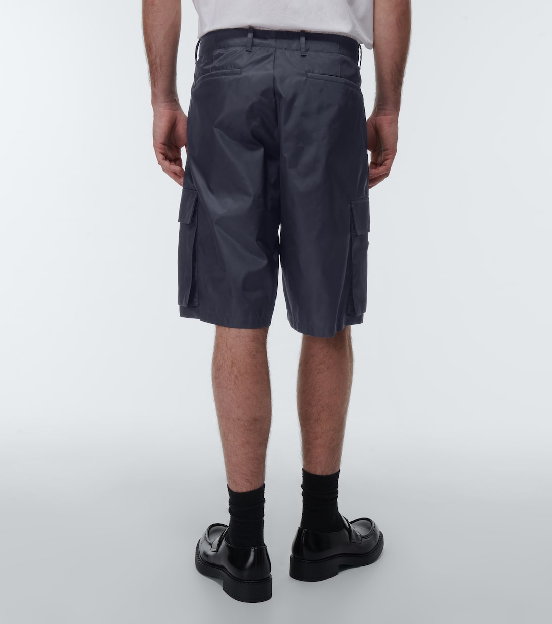 Short en Re-Nylon à taille haute | Prada