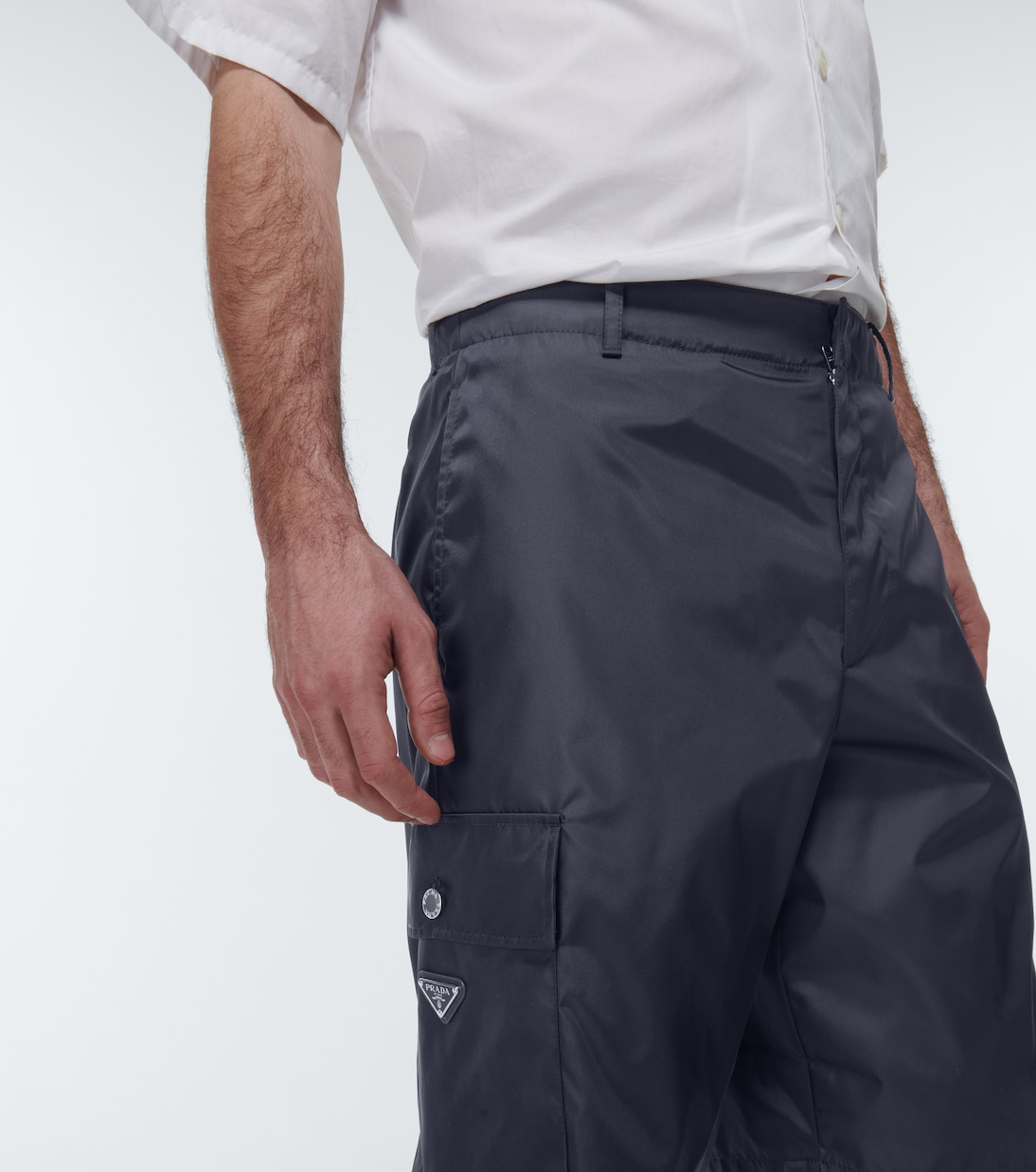Short en Re-Nylon à taille haute | Prada
