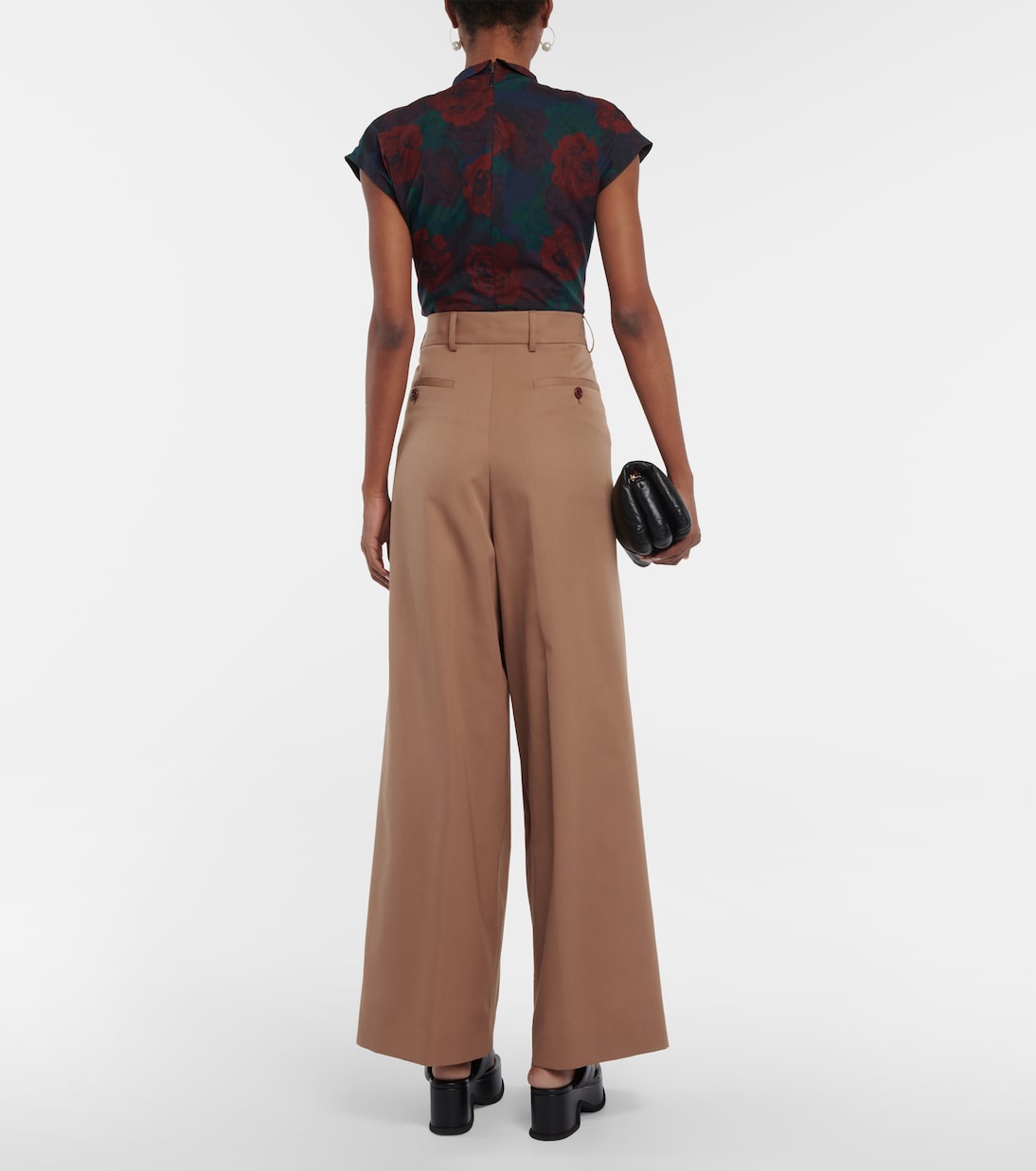 Wide-leg wool pants | Dries Van Noten