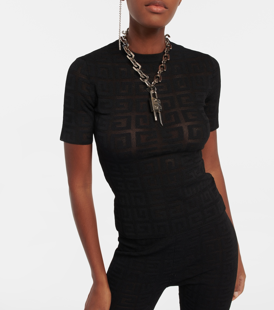 Pull en jacquard à logo | Givenchy