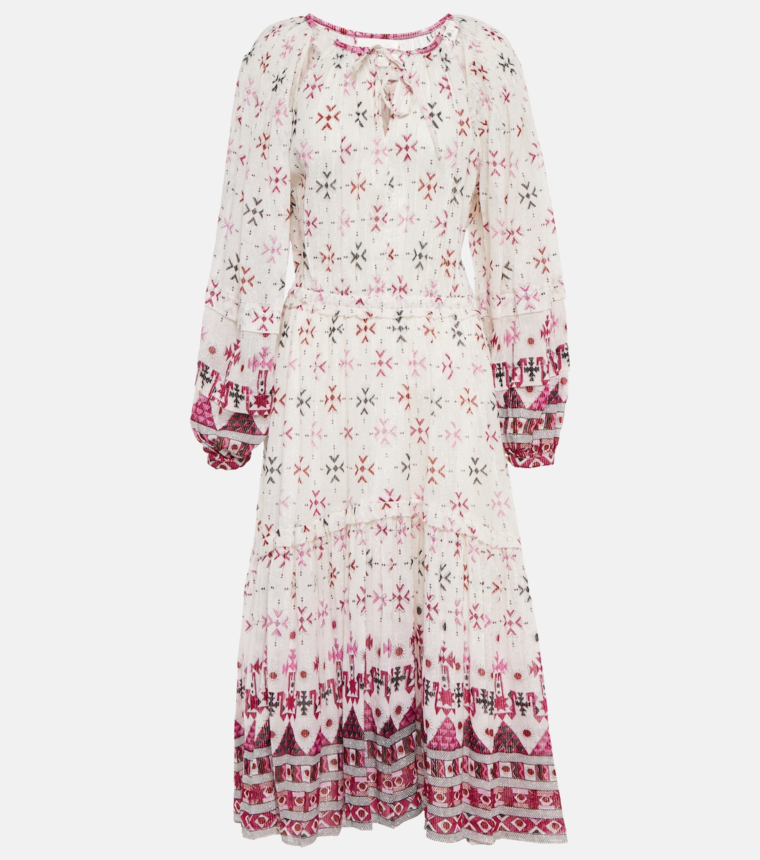 Bedrucktes Midikleid Fratela aus Baumwolle | Marant Etoile