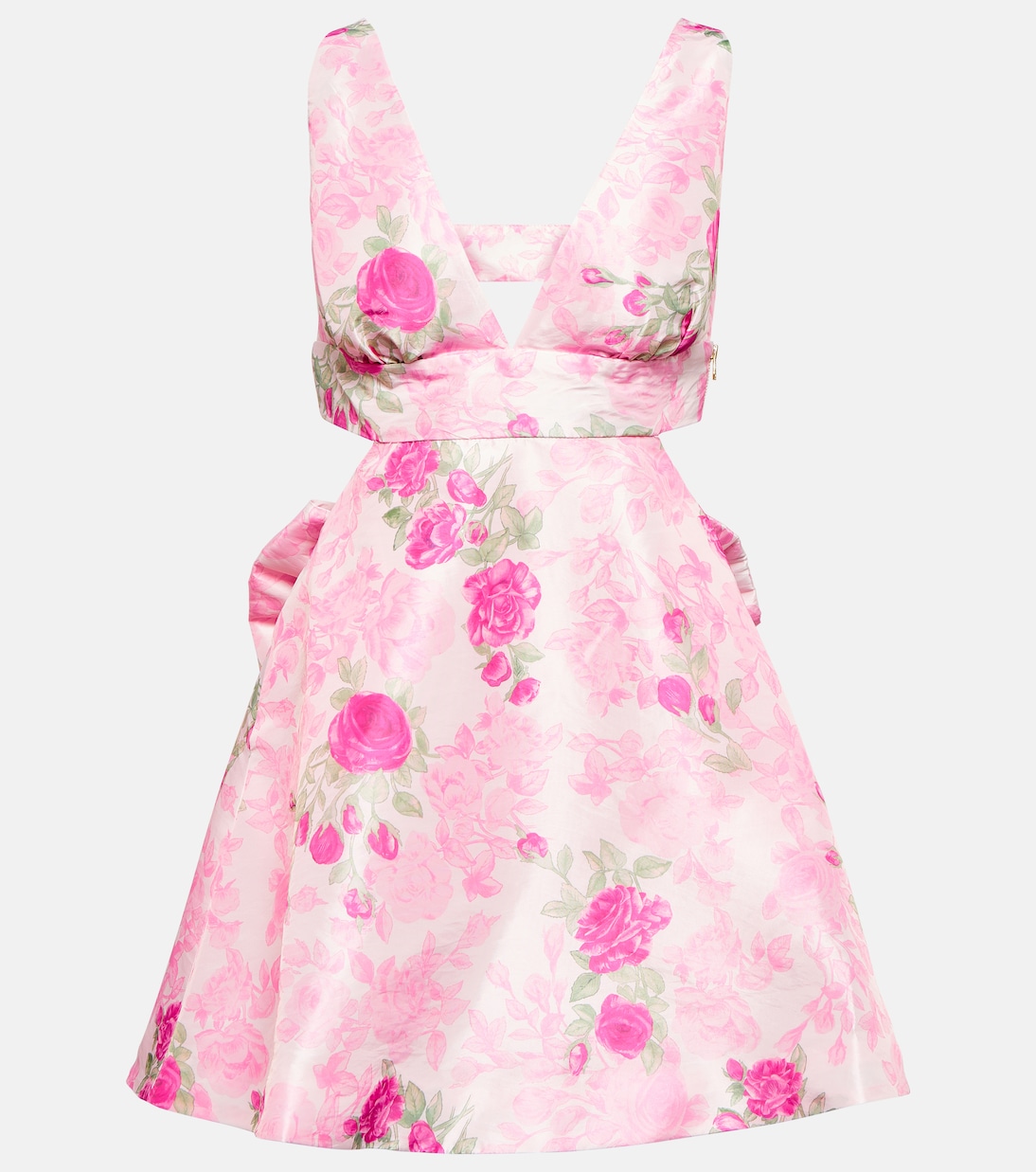 Till cutout floral minidress | LoveShackFancy