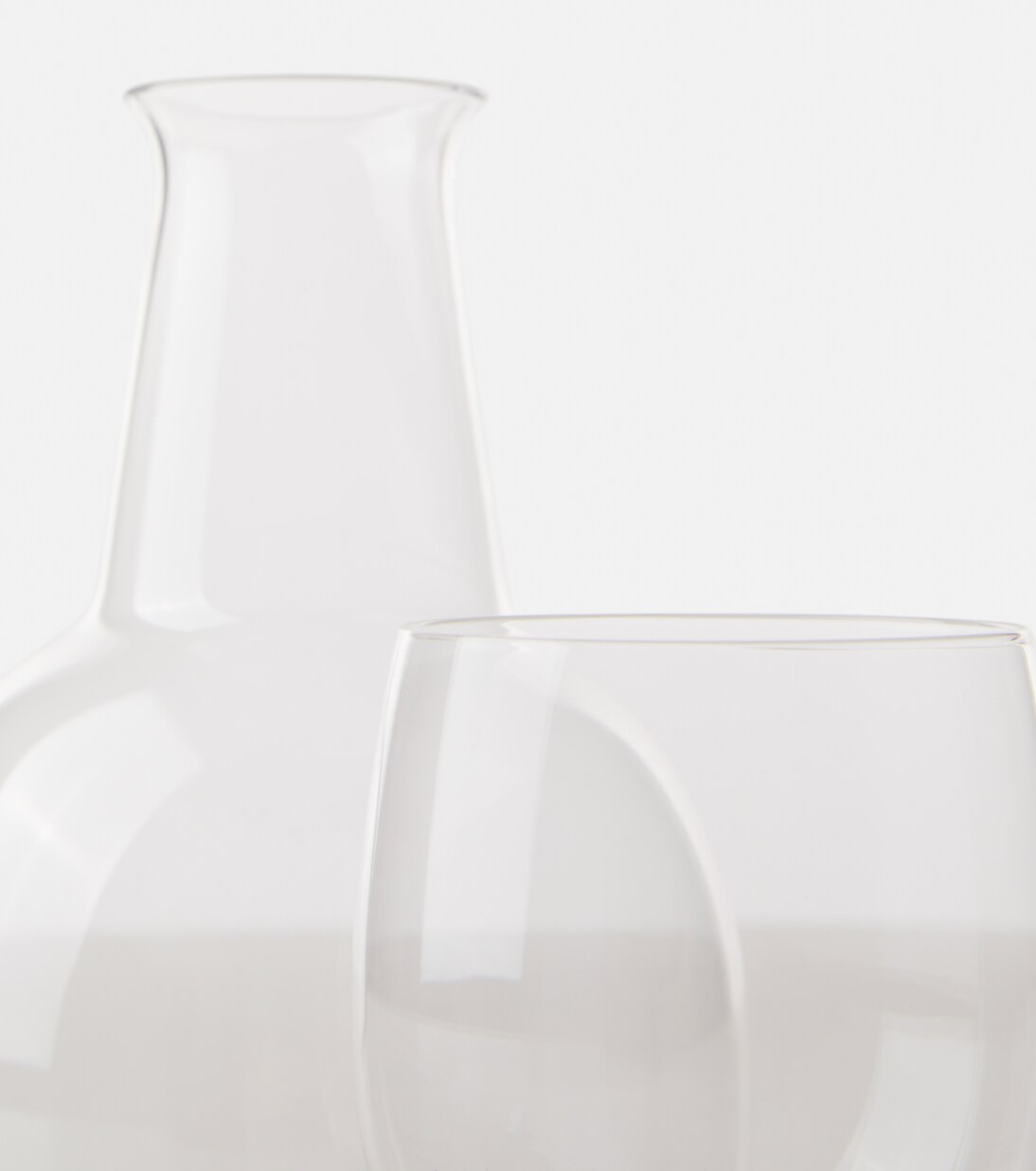 Glass carafe and glass set by Aldo Bakker | Karakter