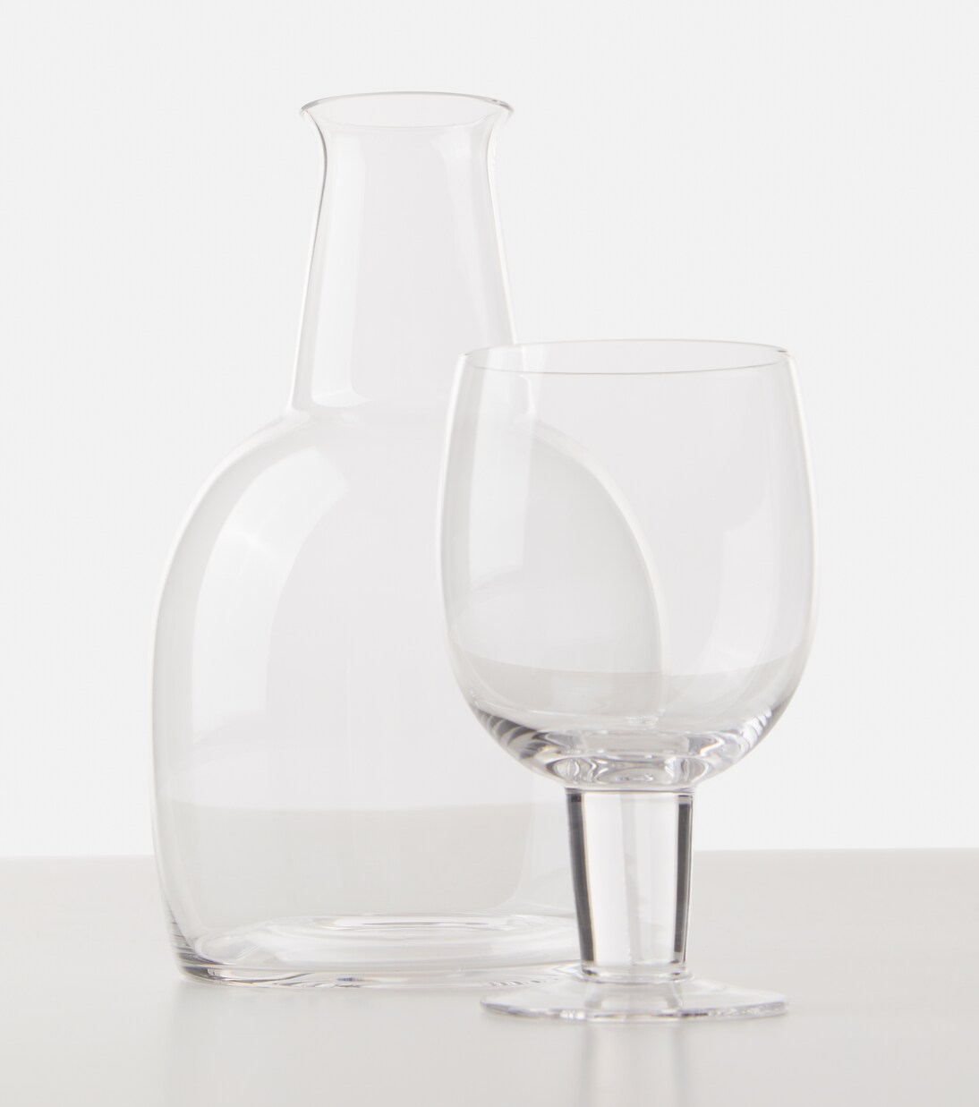 Glass carafe and glass set by Aldo Bakker | Karakter