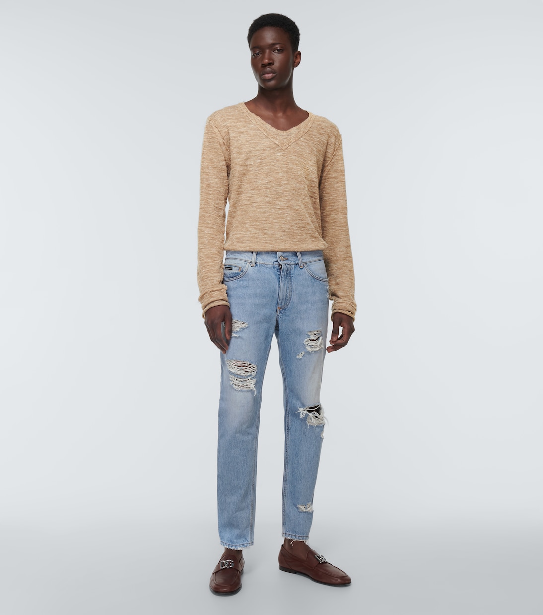 Jeans regular distressed | Dolce&Gabbana