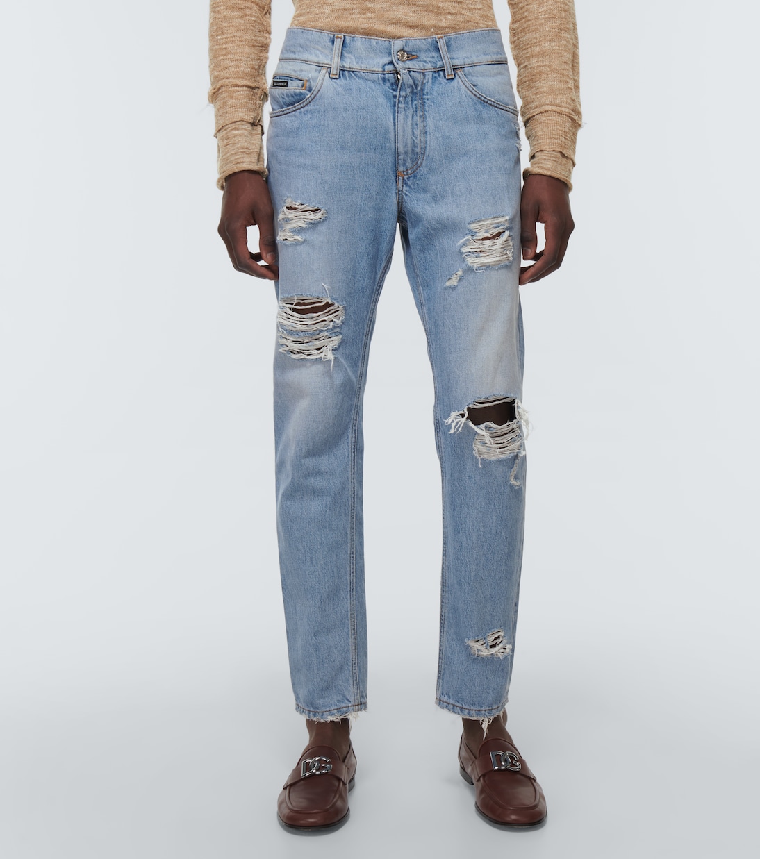 Jeans regular distressed | Dolce&Gabbana