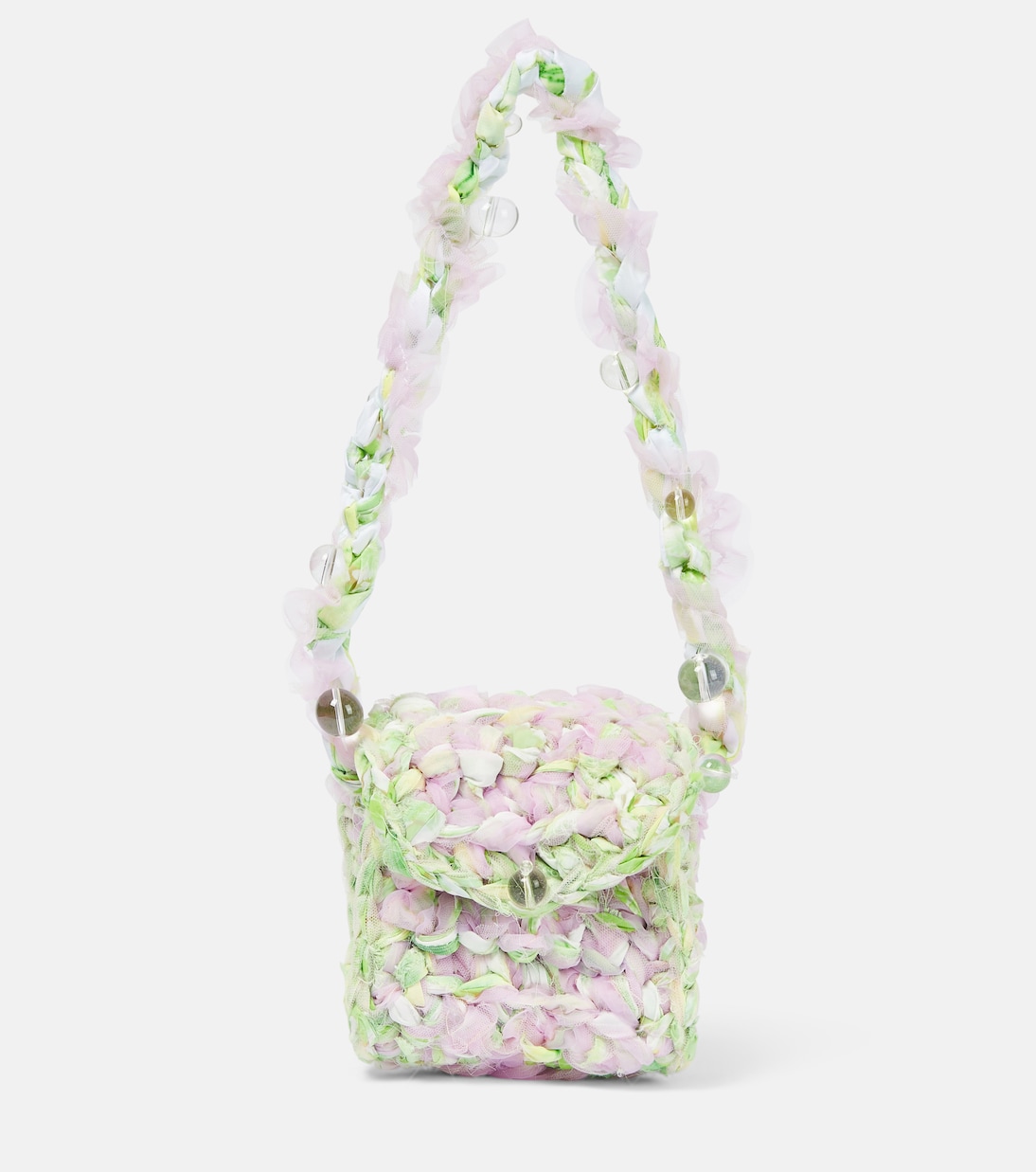 Borsa a spalla Mini in tulle crochet | Susan Fang