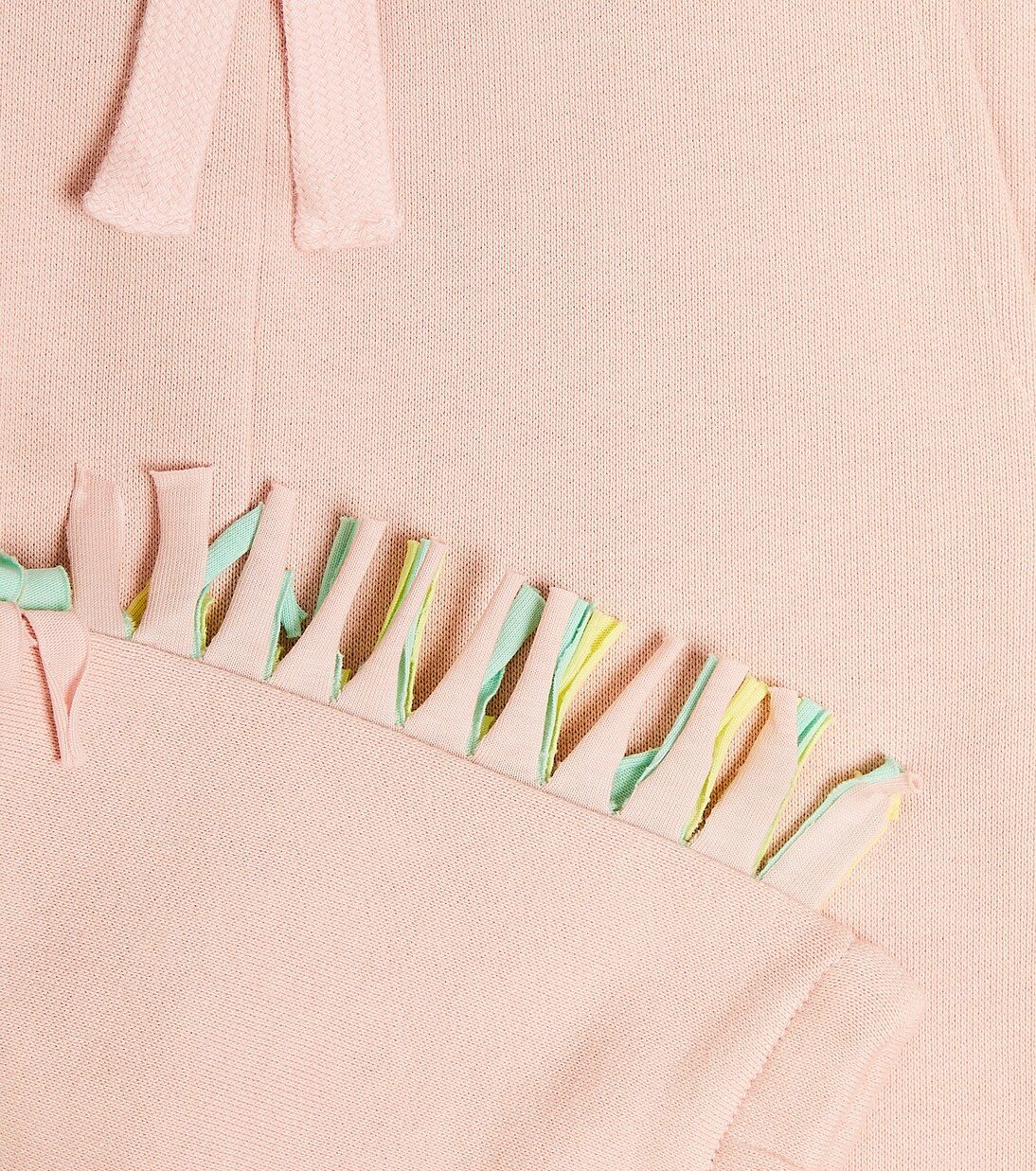 Bebé - pantalones de algodón con flecos | Stella McCartney Kids
