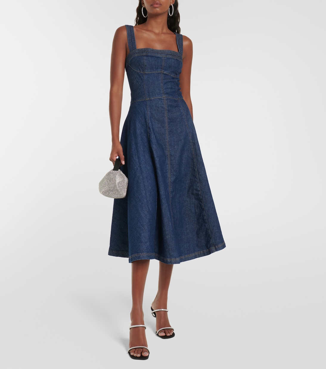Midikleid Cici aus Denim | Simkhai