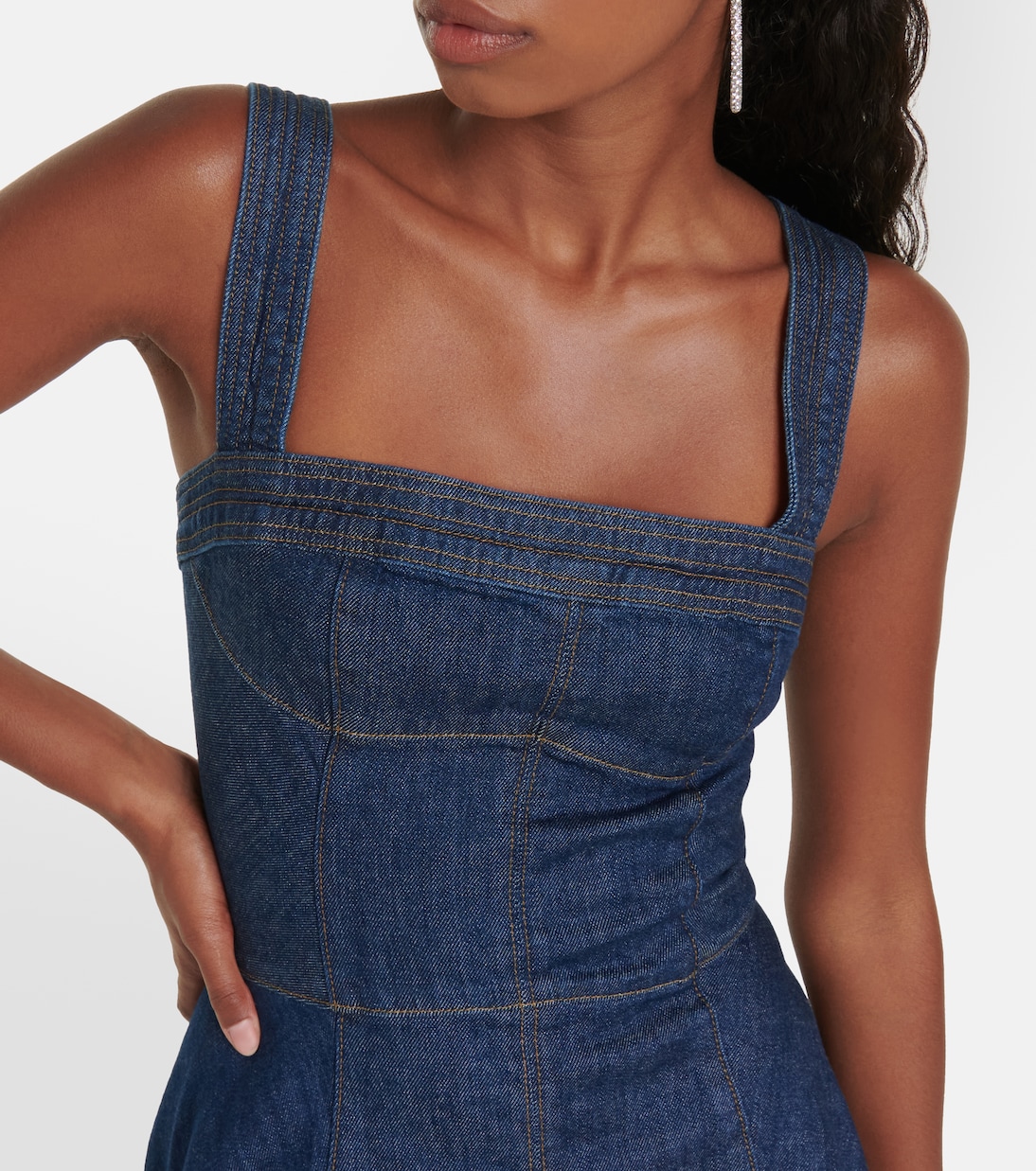 Midikleid Cici aus Denim | Simkhai