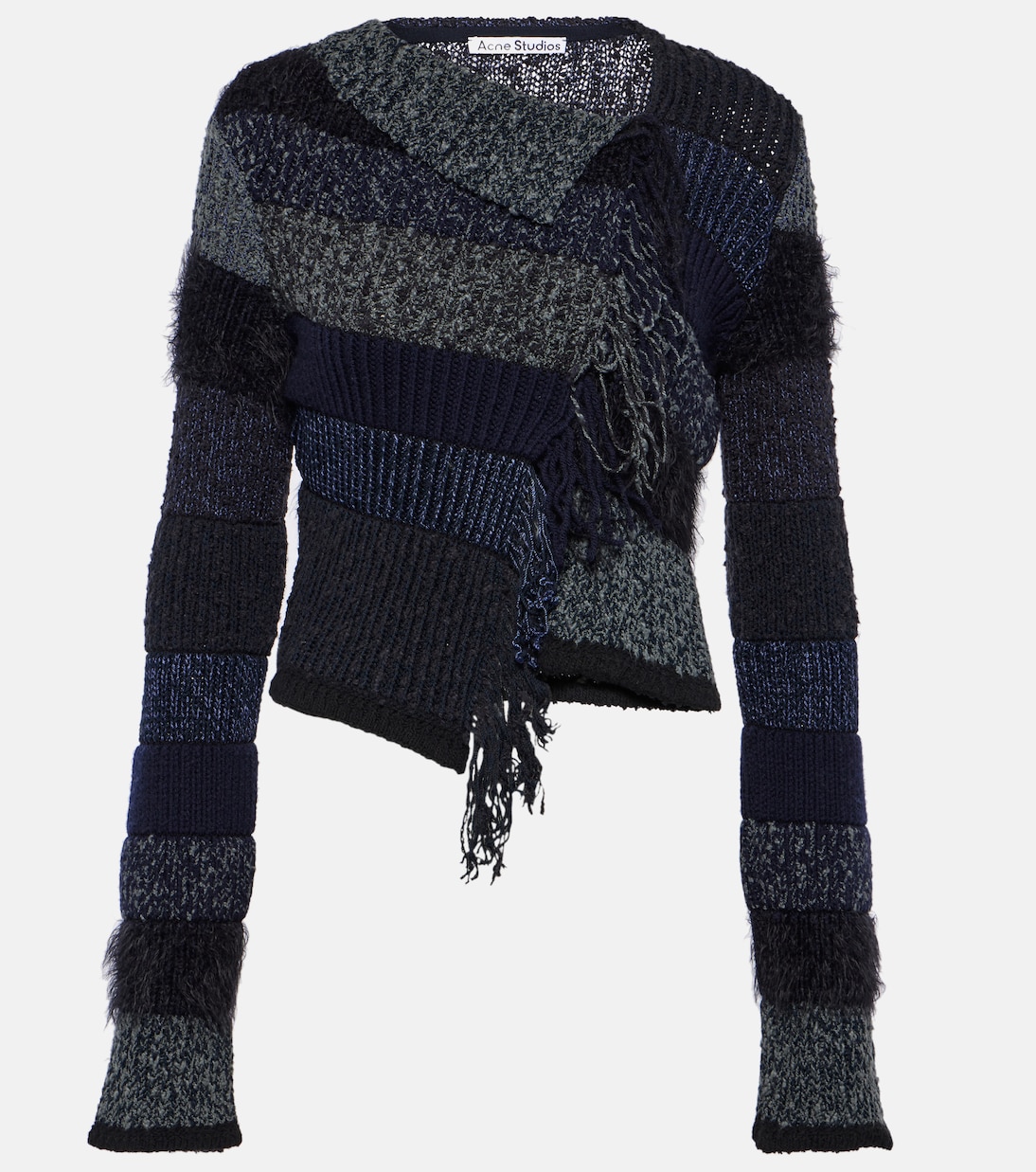 Jersey de algodón con flecos | Acne Studios