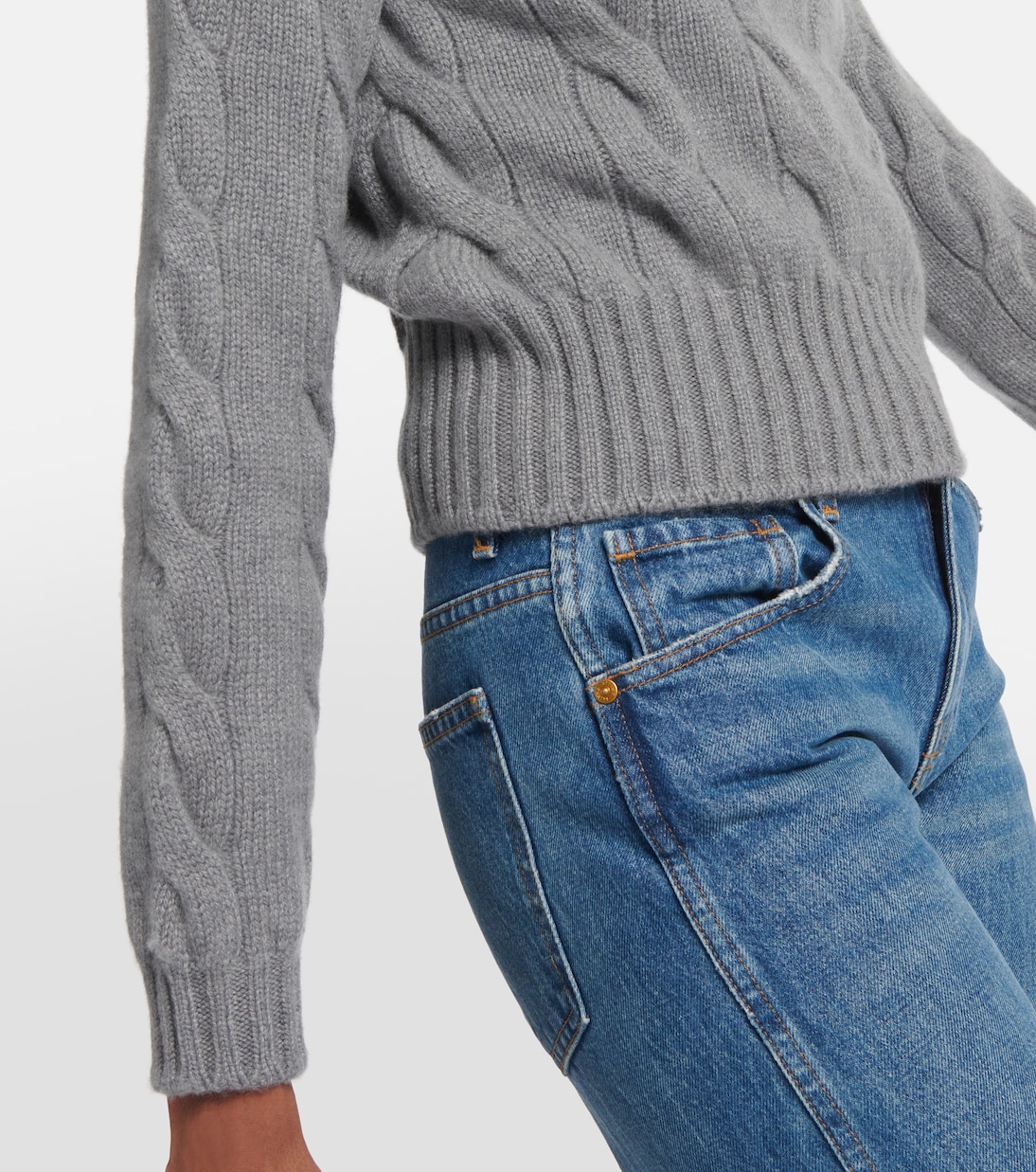 Jersey de Cachemir con Punto Trenzado Loro Piana para Jóvenes